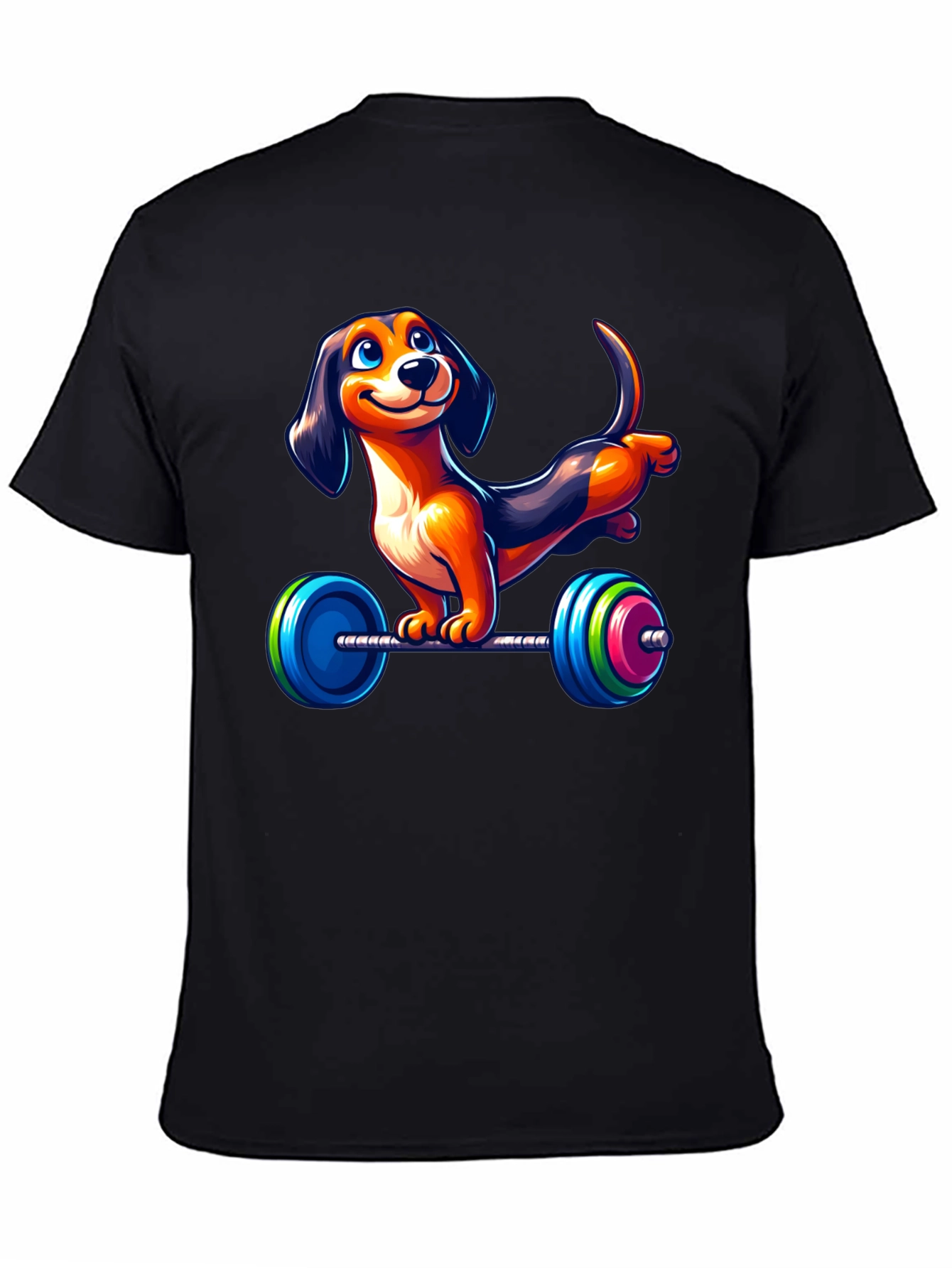 Dachshund Weightlifting T-Shirt