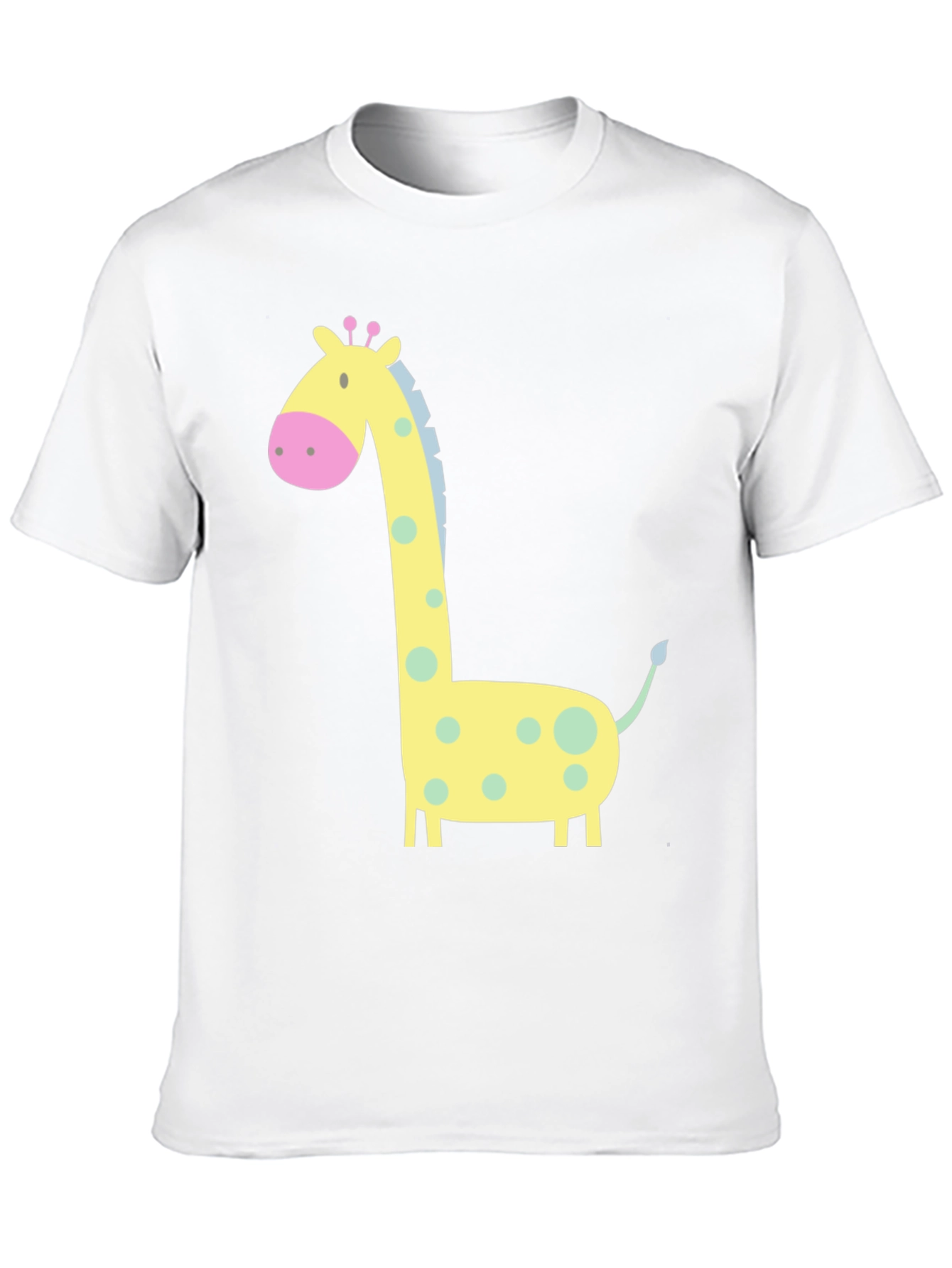 Giraffe Graphic Tee - Cute Cartoon Design