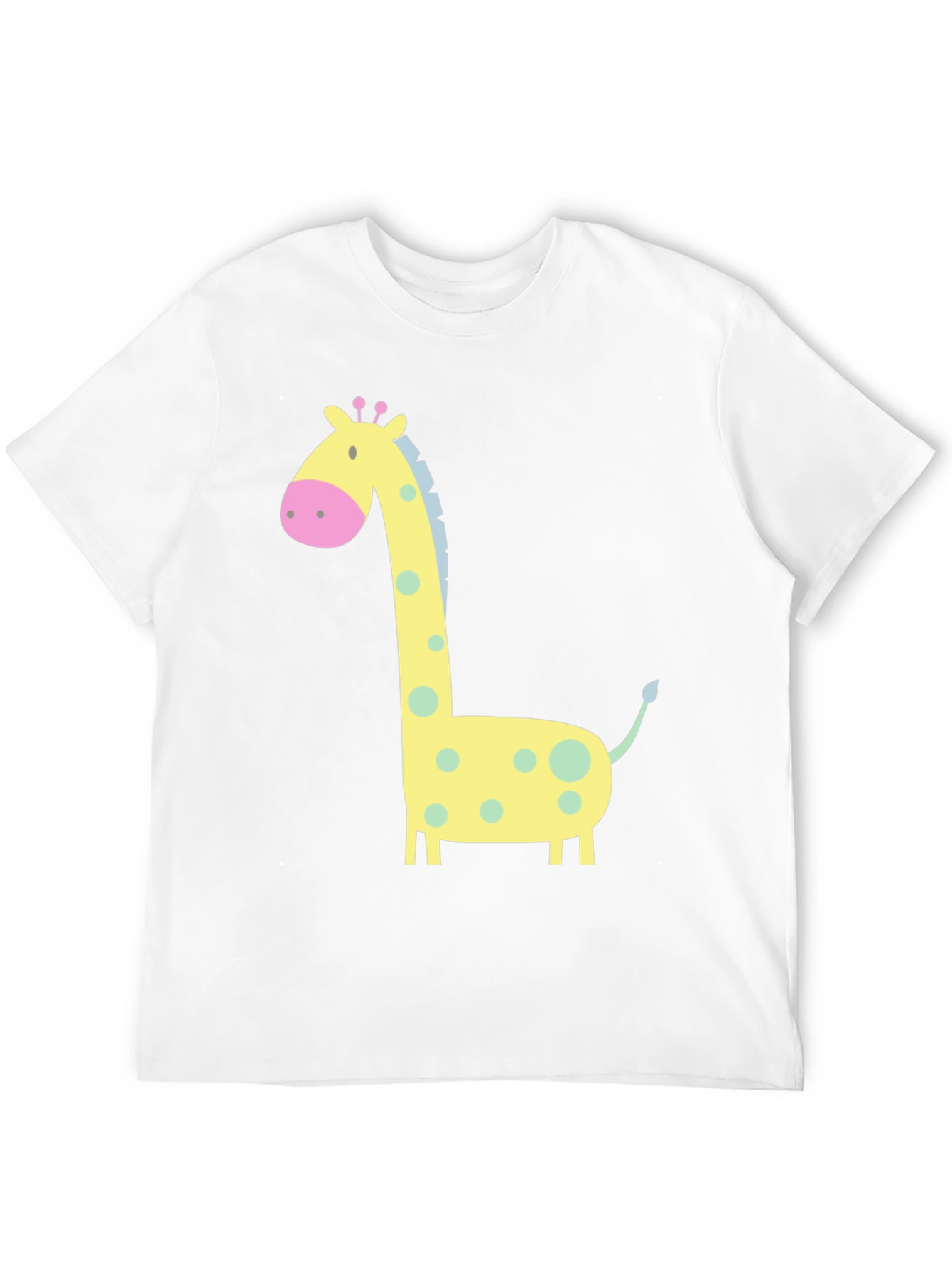 Giraffe Graphic Tee - Cute Cartoon Design