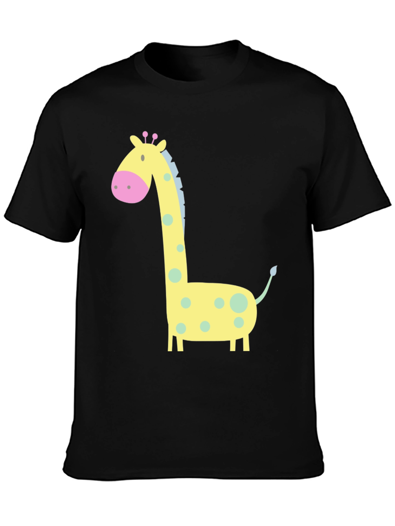 Giraffe Graphic Tee - Cute Cartoon Design