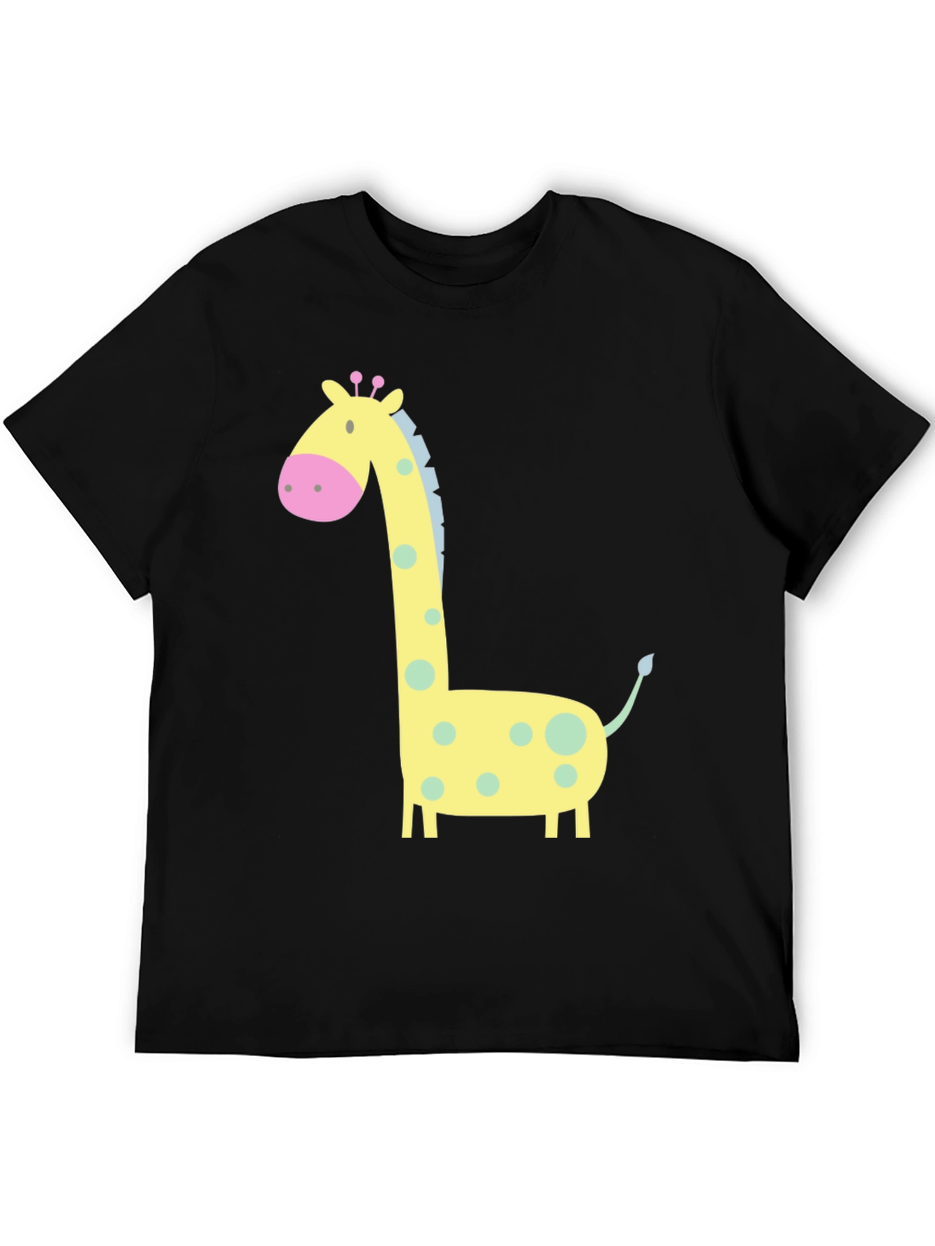 Giraffe Graphic Tee - Cute Cartoon Design