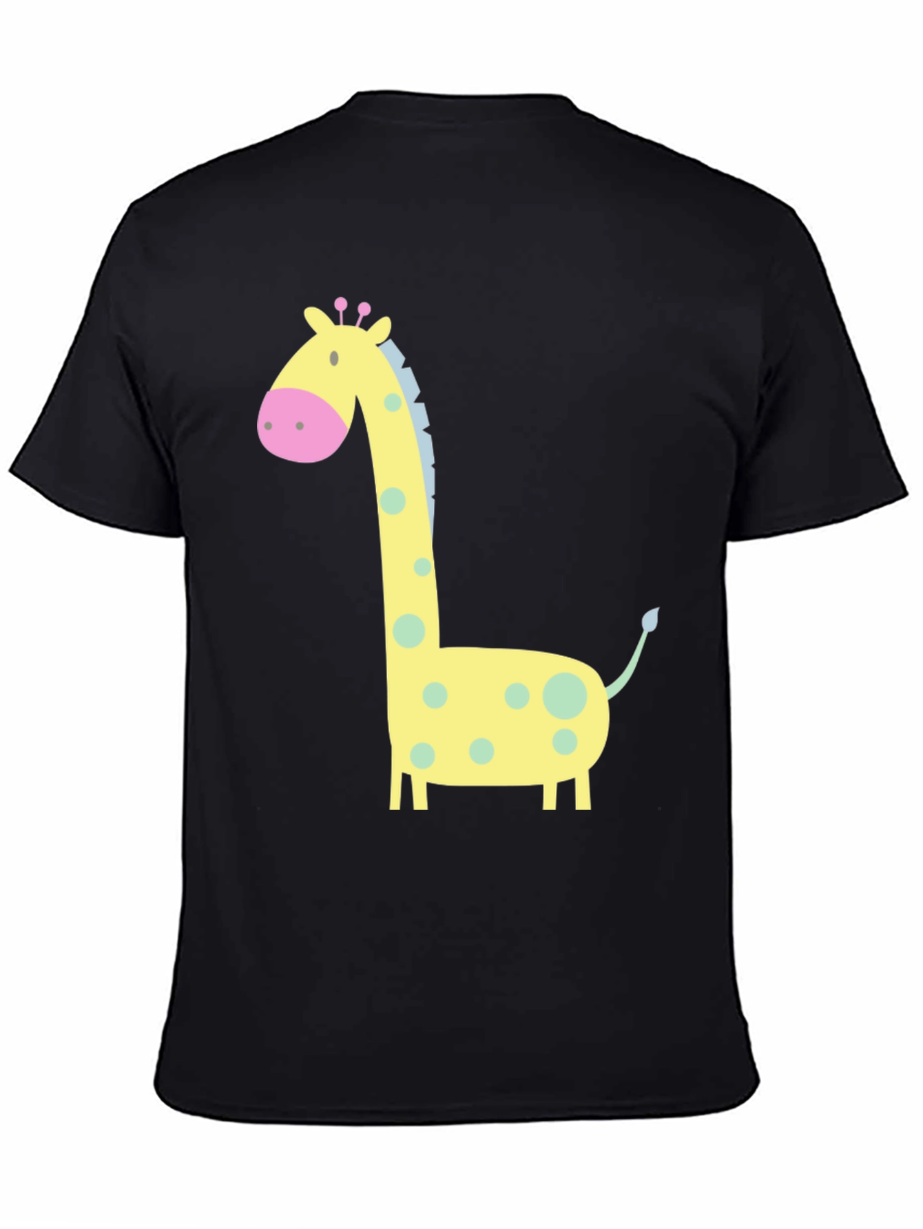Giraffe Graphic Tee - Cute Cartoon Design