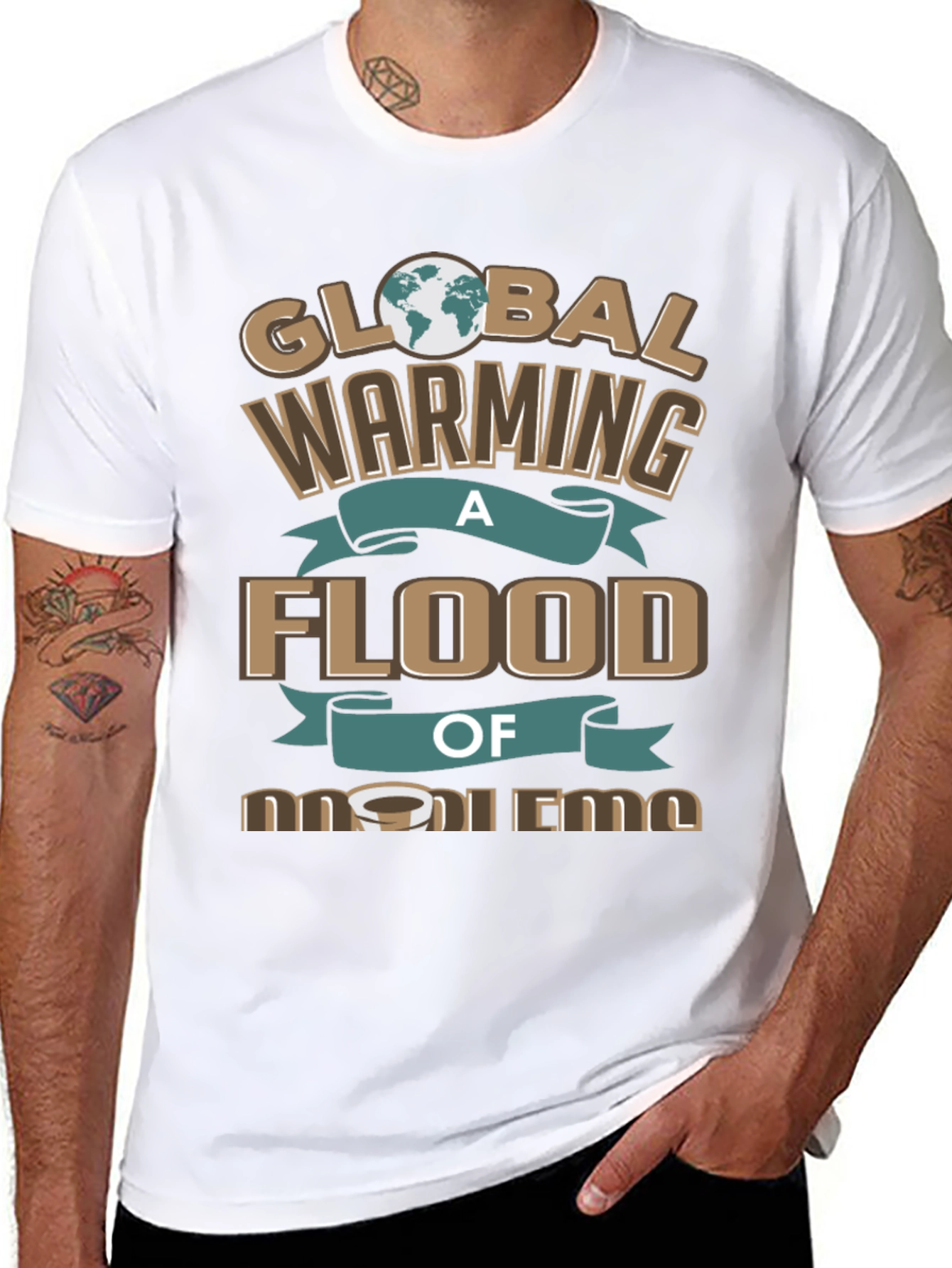 Global Warming T-Shirt: Flood of Problems
