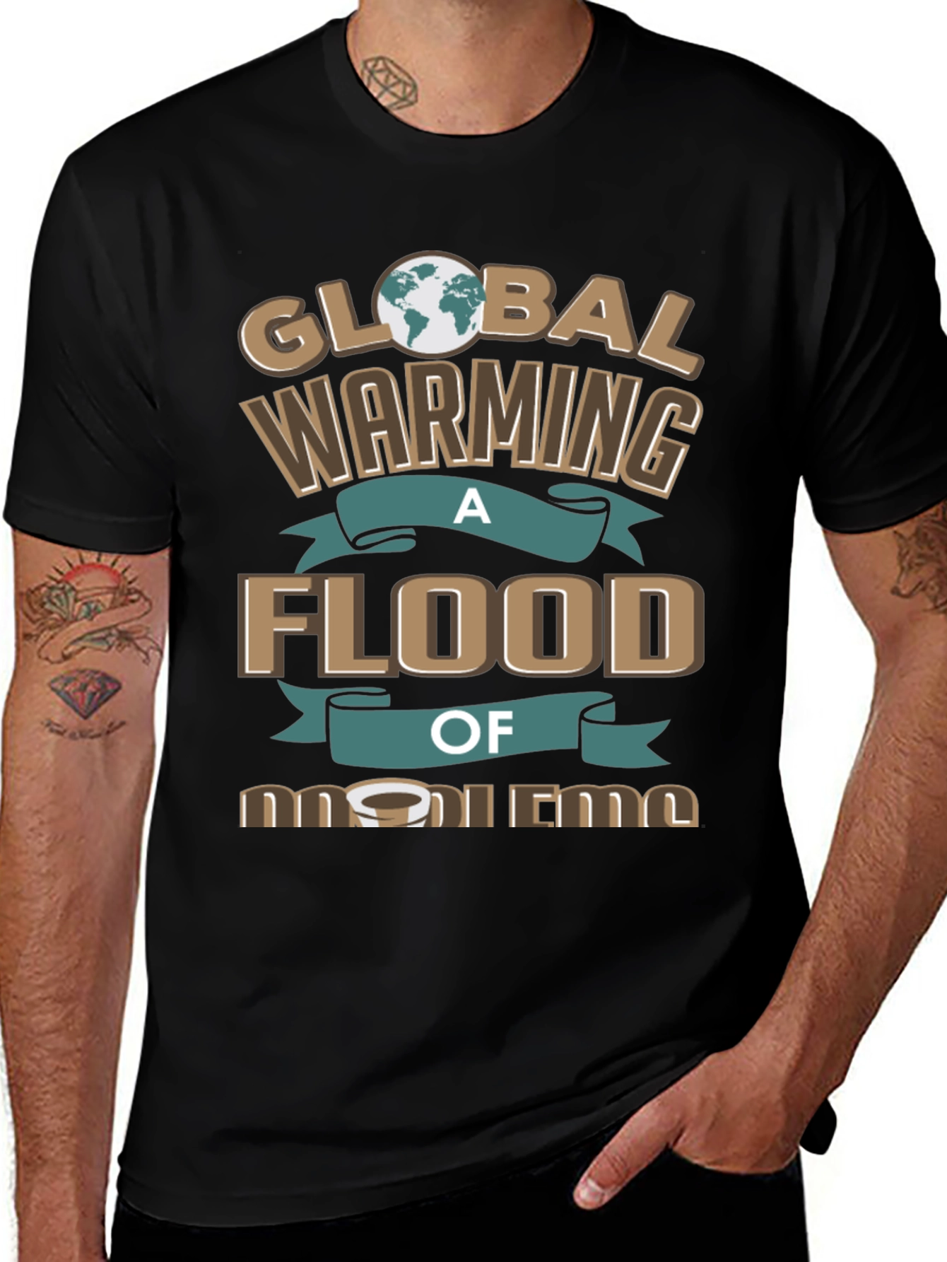 Global Warming T-Shirt: Flood of Problems