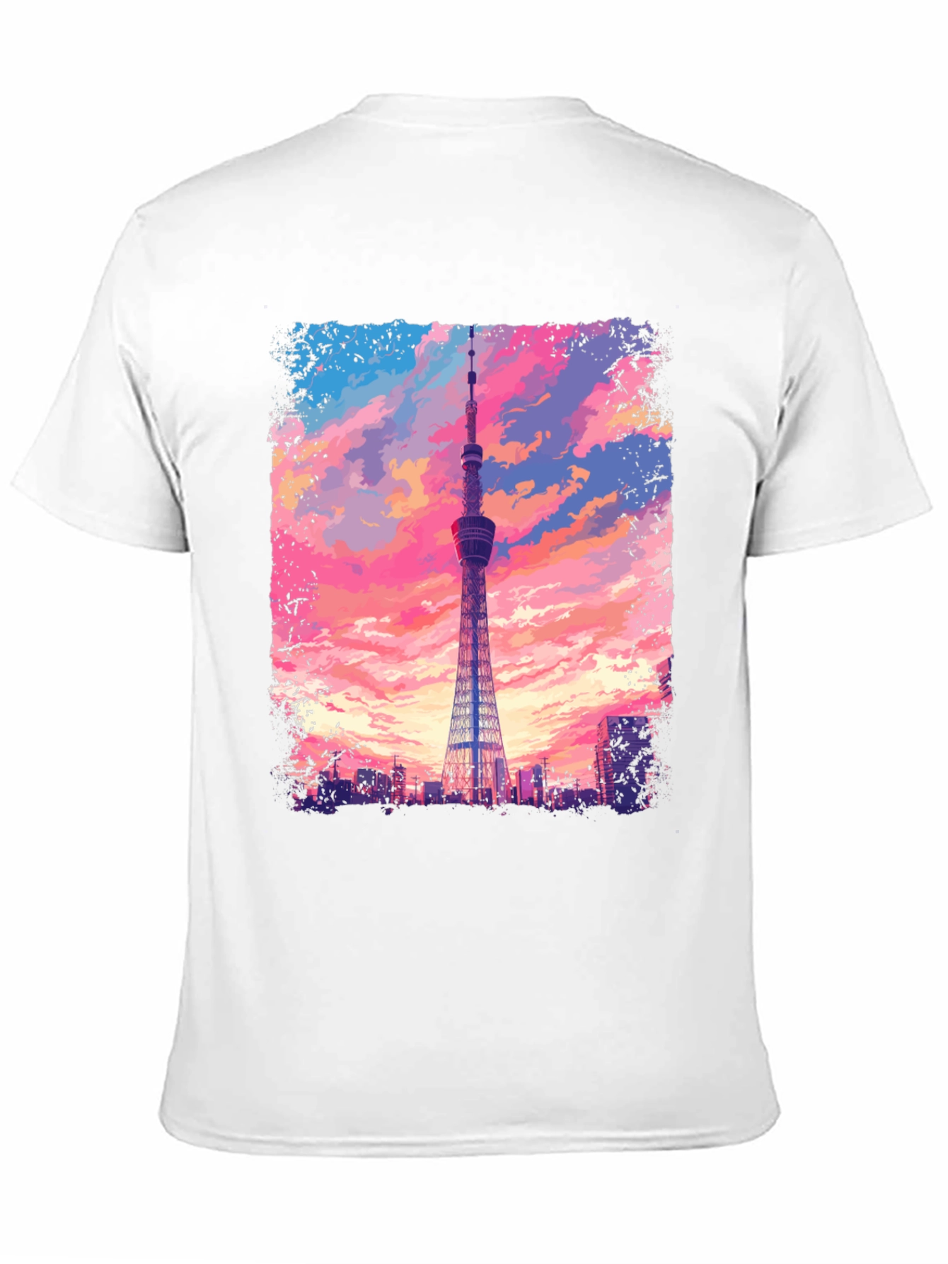 Tokyo Tower Graphic Tee - Skyline T-Shirt