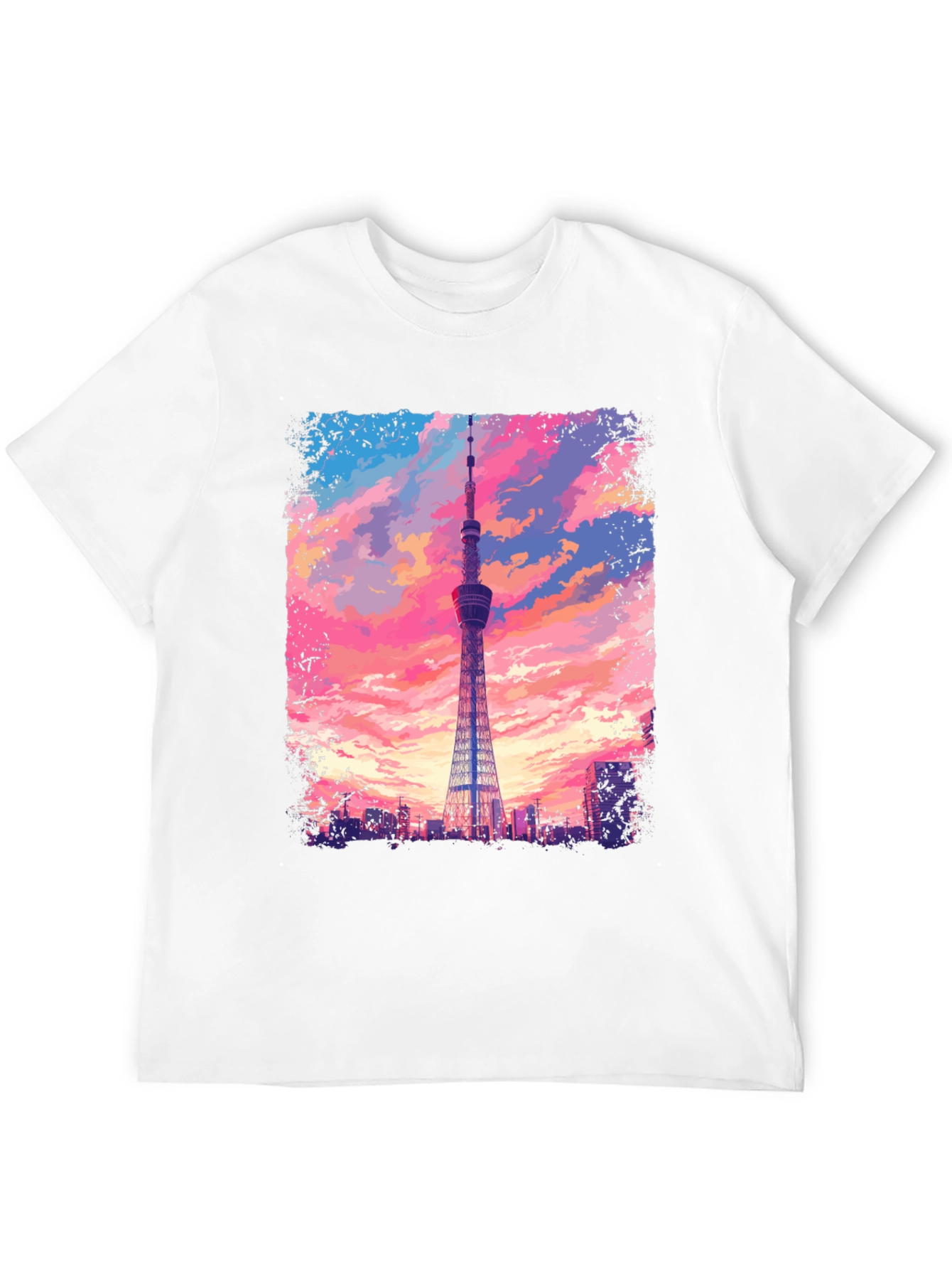 Tokyo Tower Graphic Tee - Skyline T-Shirt