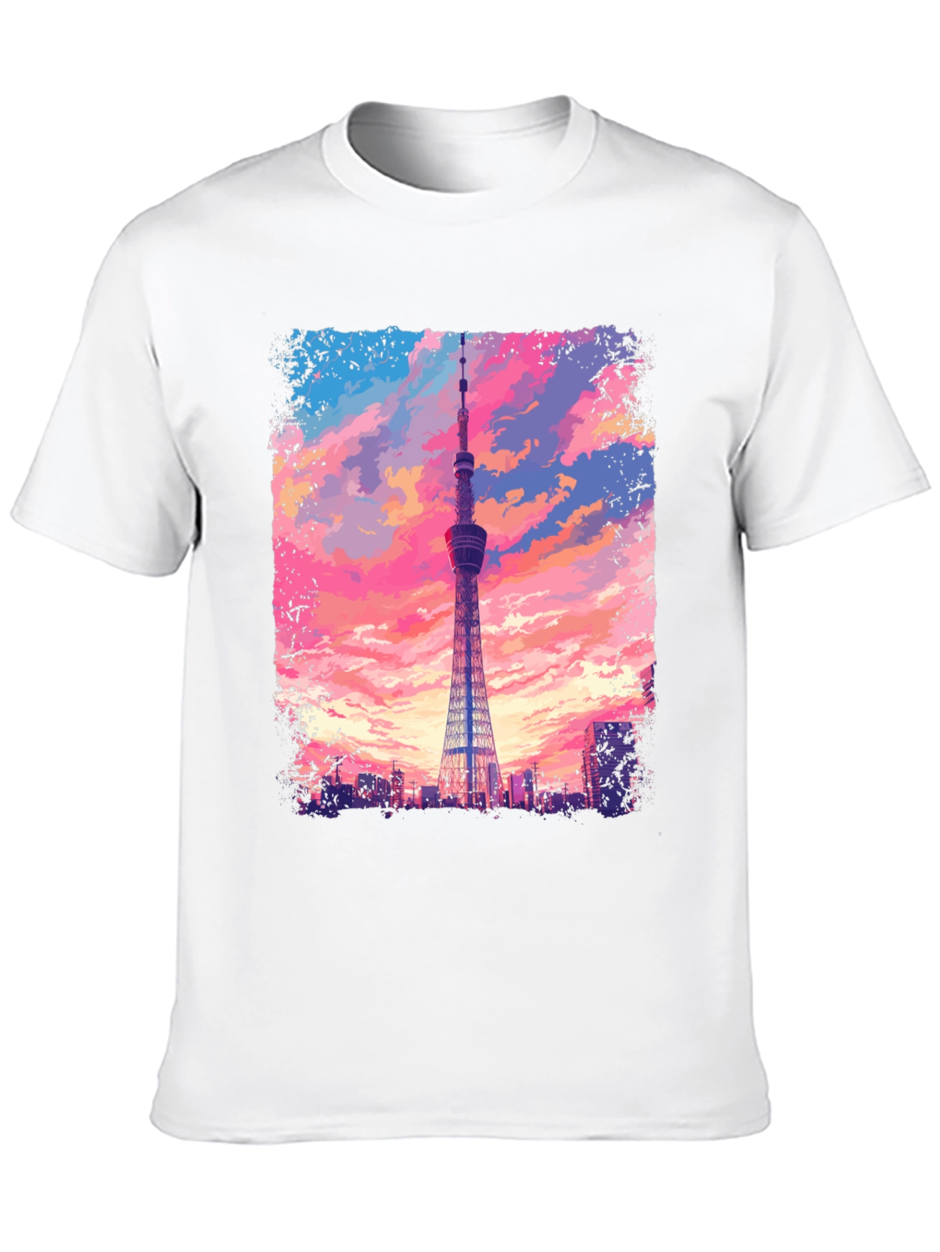Tokyo Tower Graphic Tee - Skyline T-Shirt