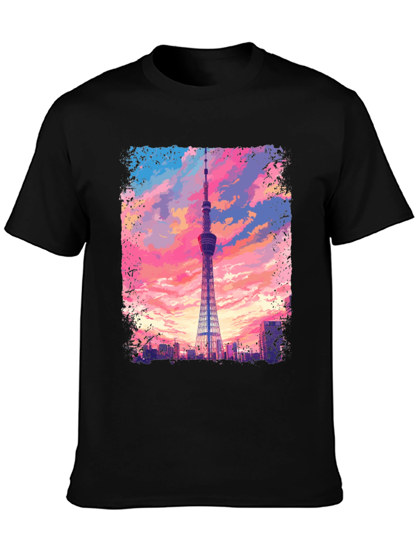 Tokyo Tower Graphic Tee - Skyline T-Shirt