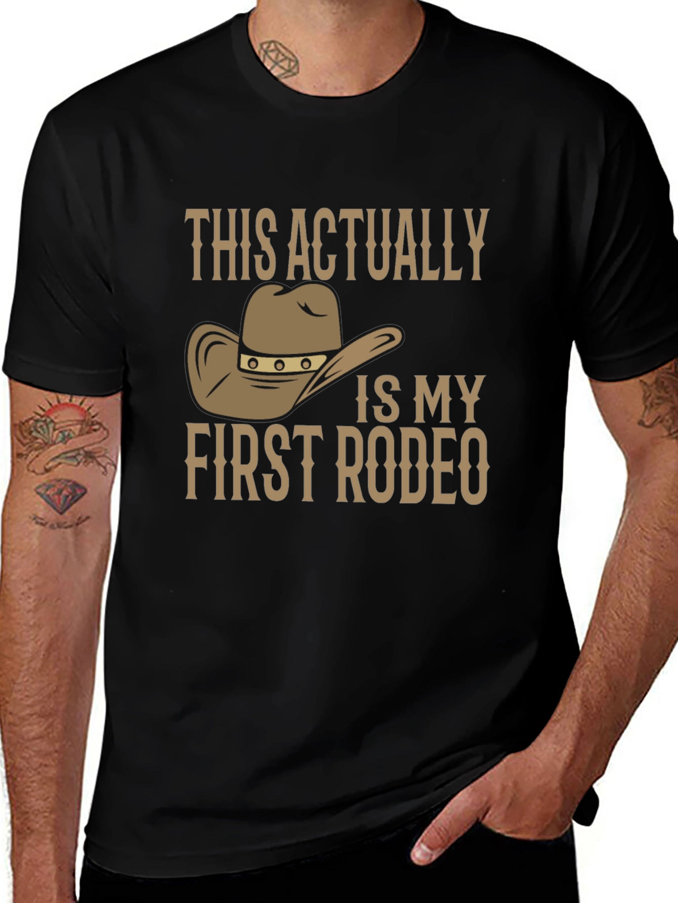 First Rodeo Cowboy Graphic T-Shirt