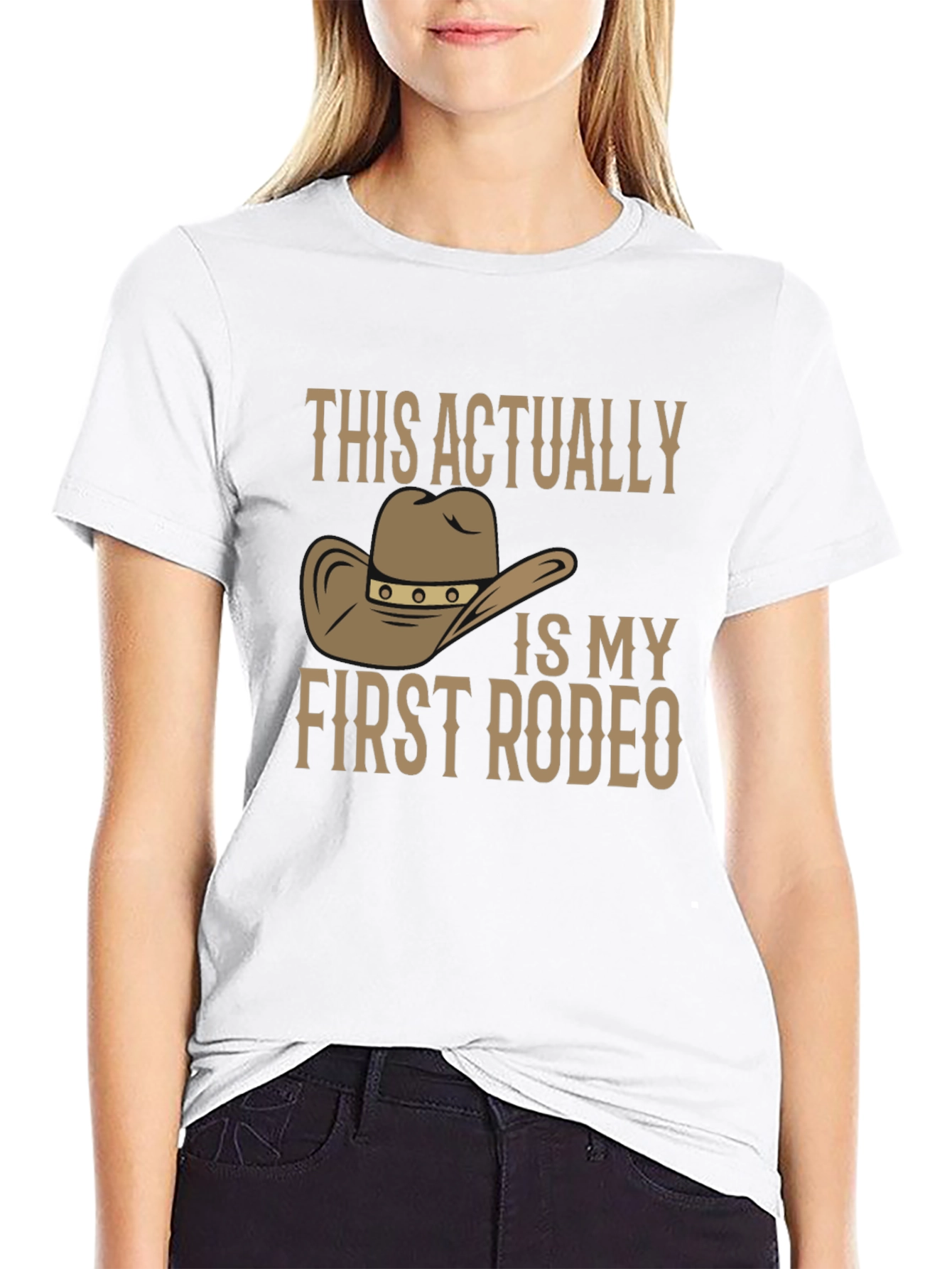 First Rodeo Cowboy Graphic T-Shirt