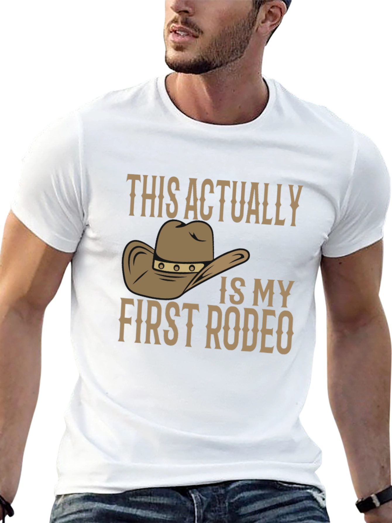 First Rodeo Cowboy Graphic T-Shirt