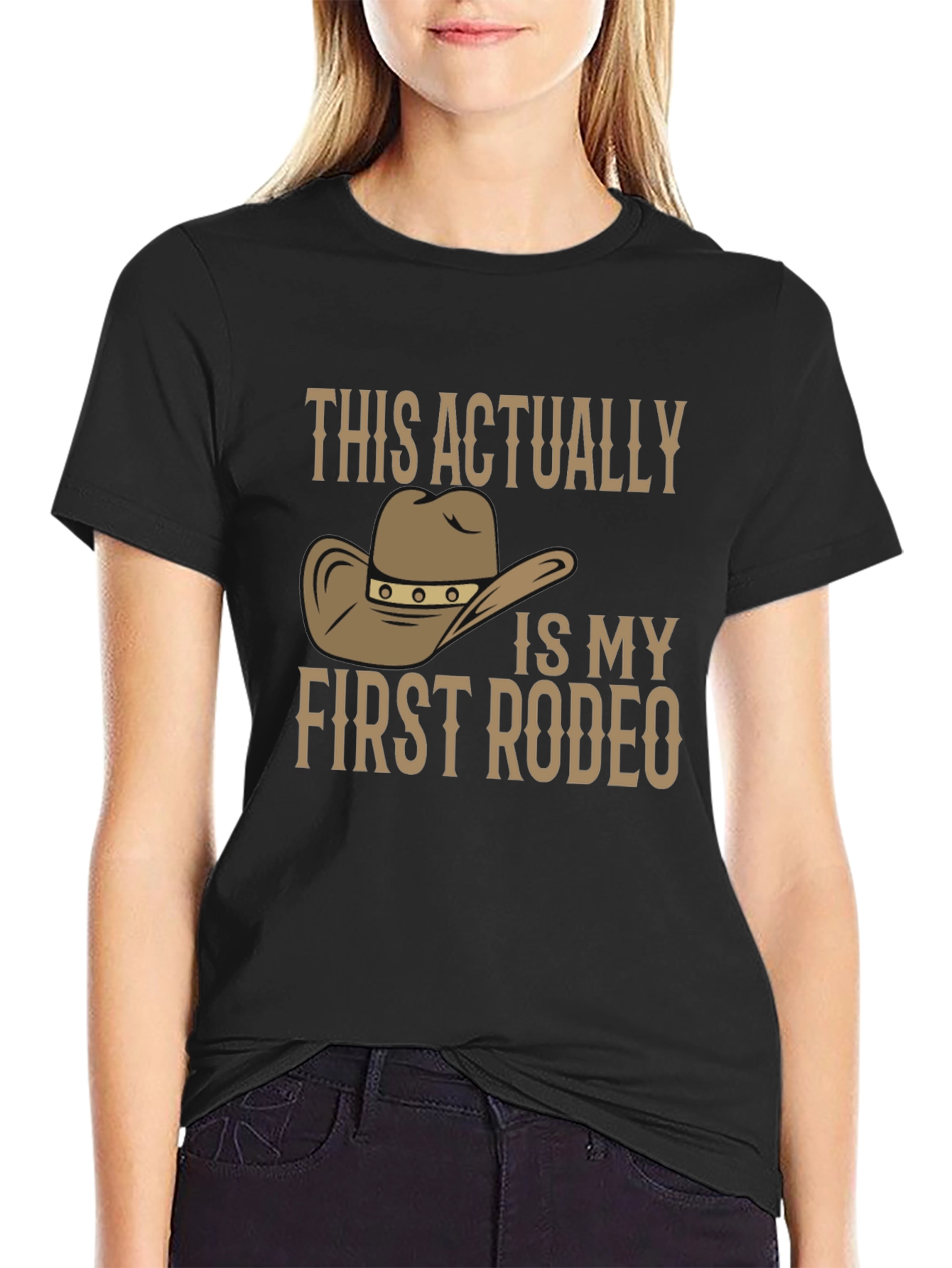 First Rodeo Cowboy Graphic T-Shirt