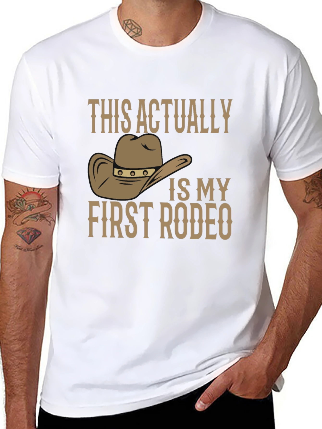 First Rodeo Cowboy Graphic T-Shirt
