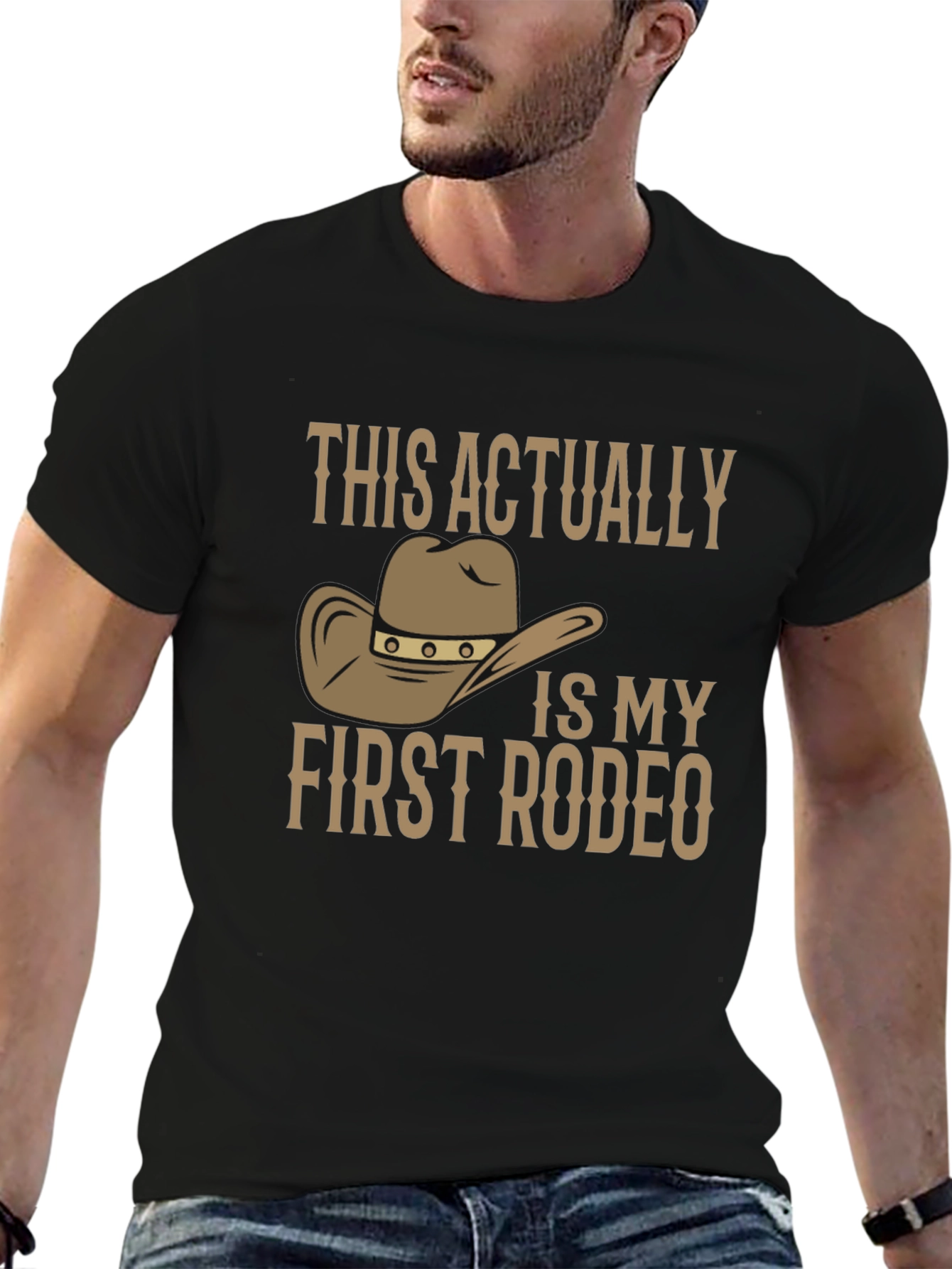First Rodeo Cowboy Graphic T-Shirt