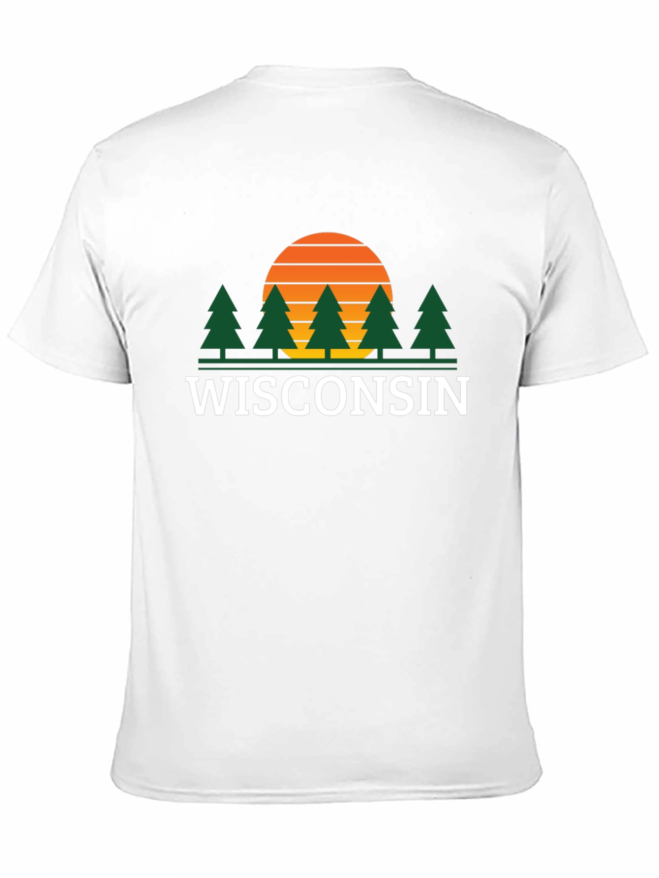 Wisconsin Sunset Graphic Tee - Nature Lovers T-Shirt