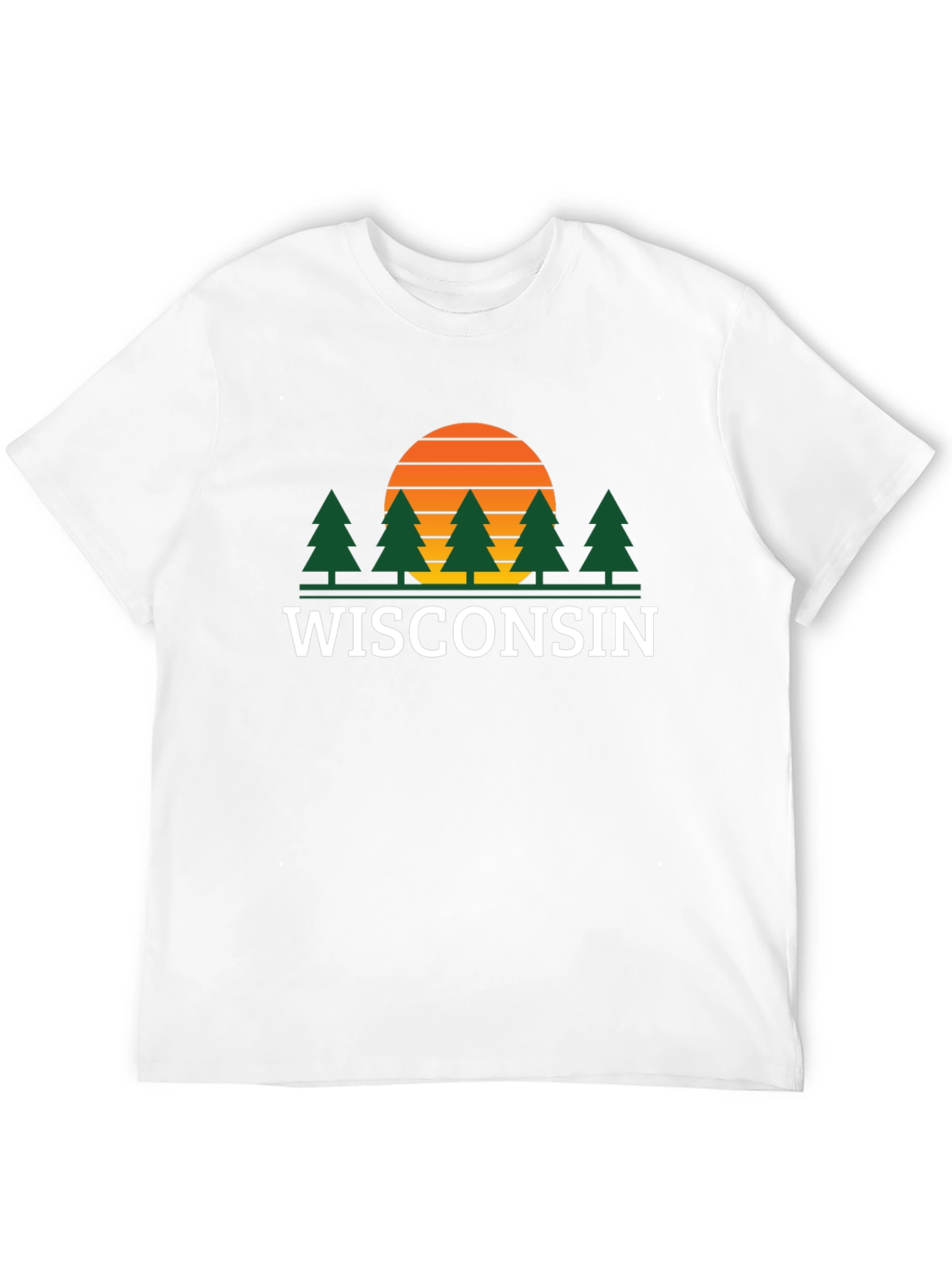 Wisconsin Sunset Graphic Tee - Nature Lovers T-Shirt
