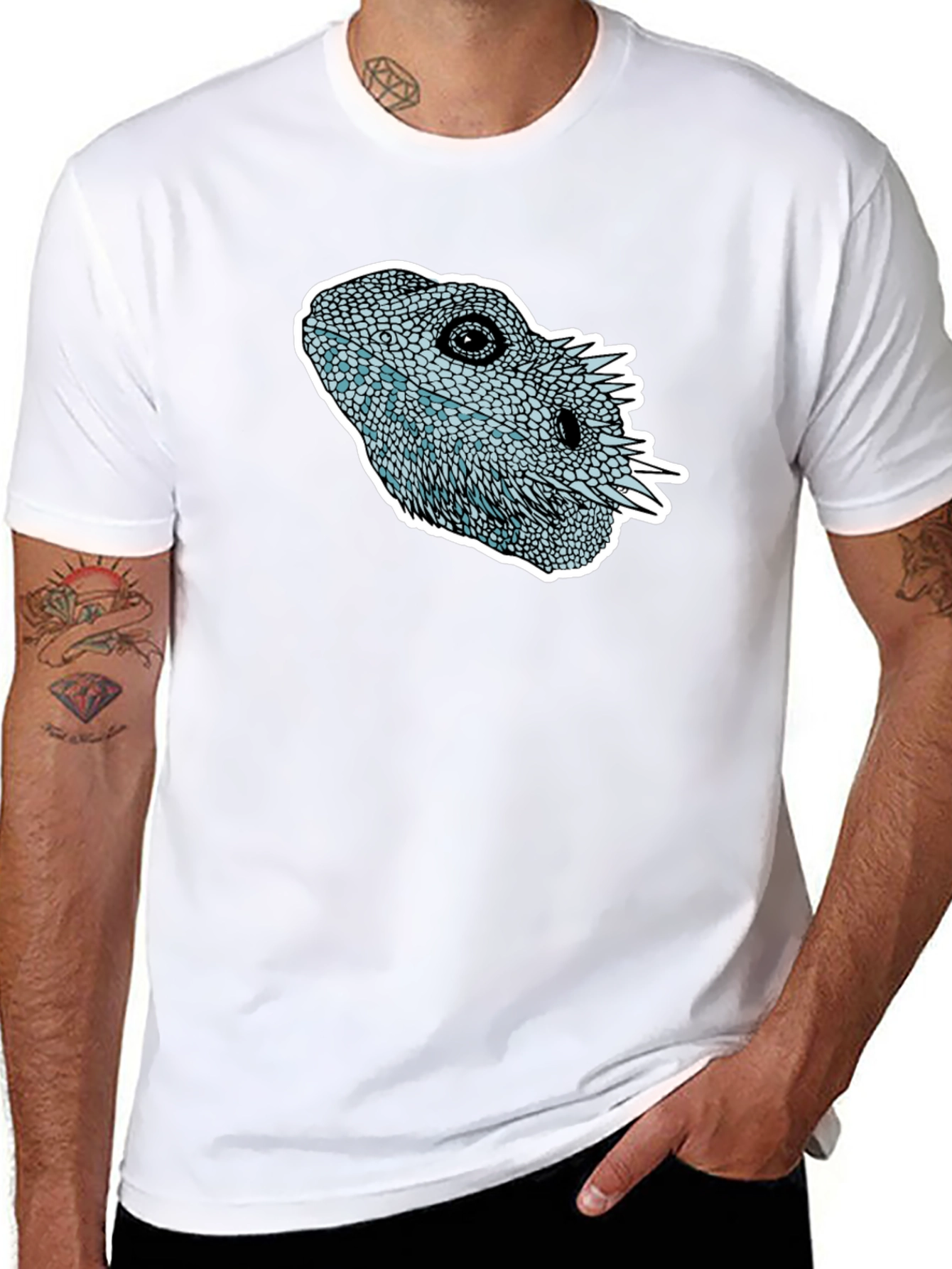 Bearded Dragon Tee - Cool Reptile Graphic Shirt