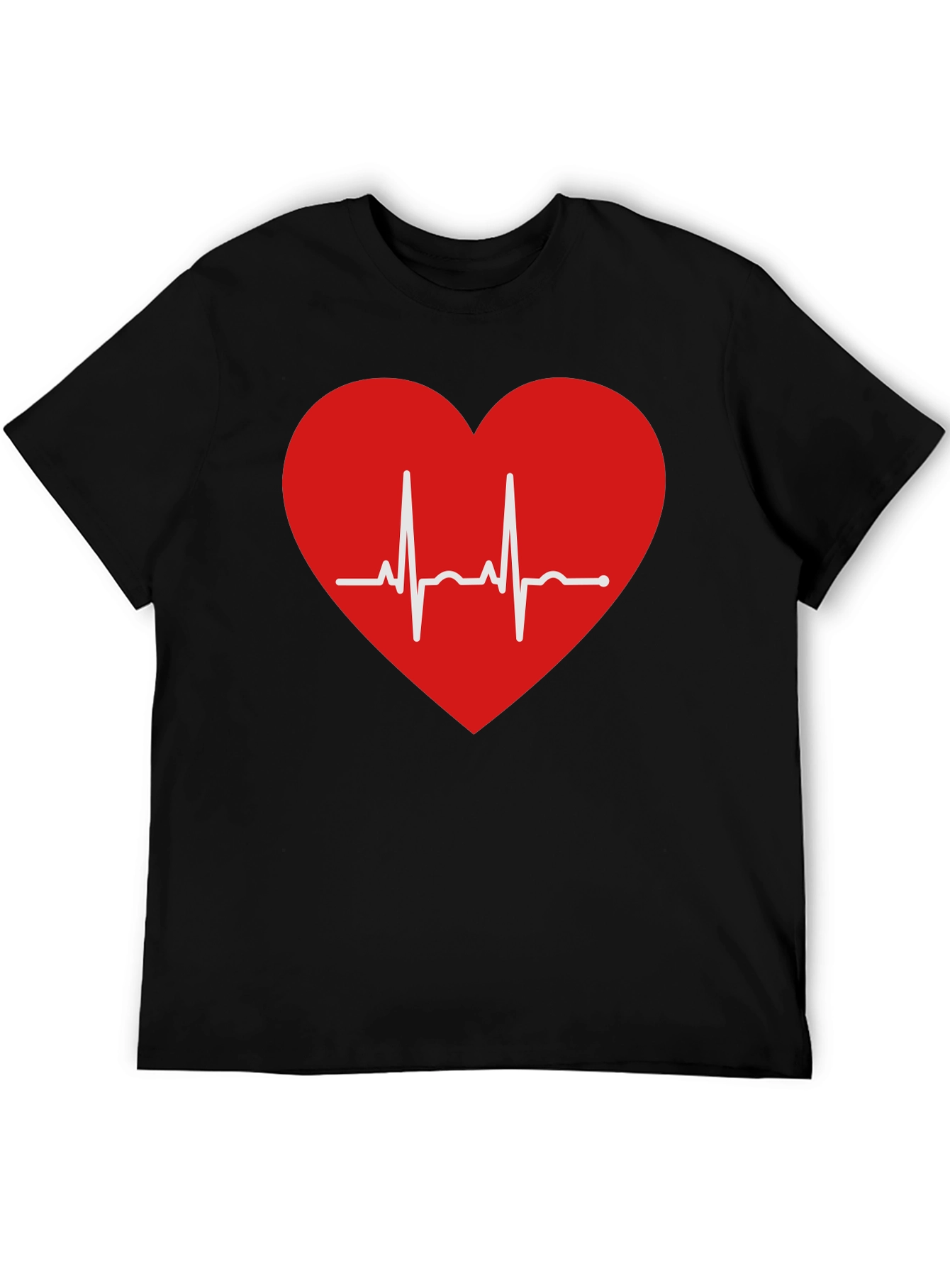 Heartbeat Graphic Tee - Stylish & Comfortable