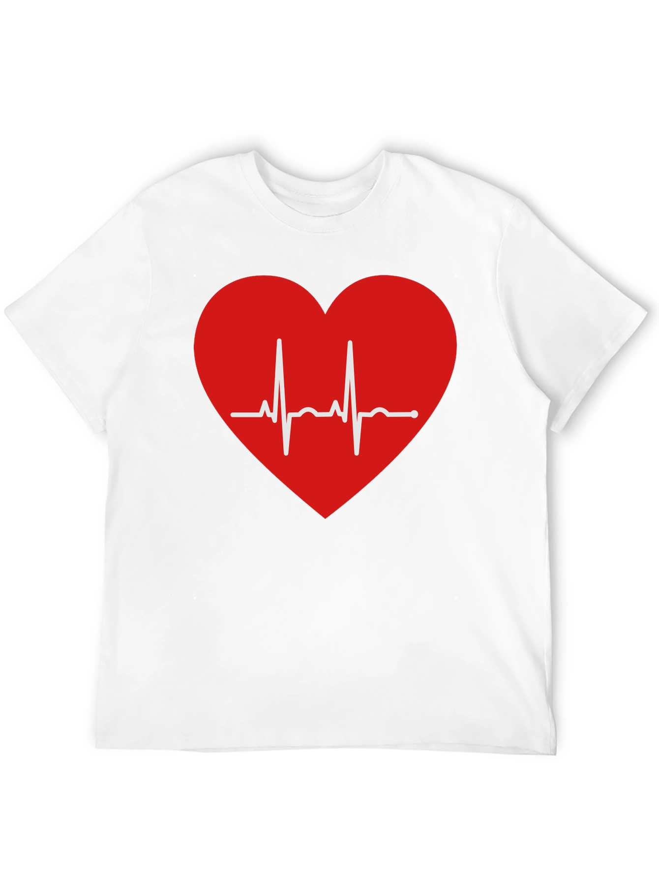 Heartbeat Graphic Tee - Stylish & Comfortable