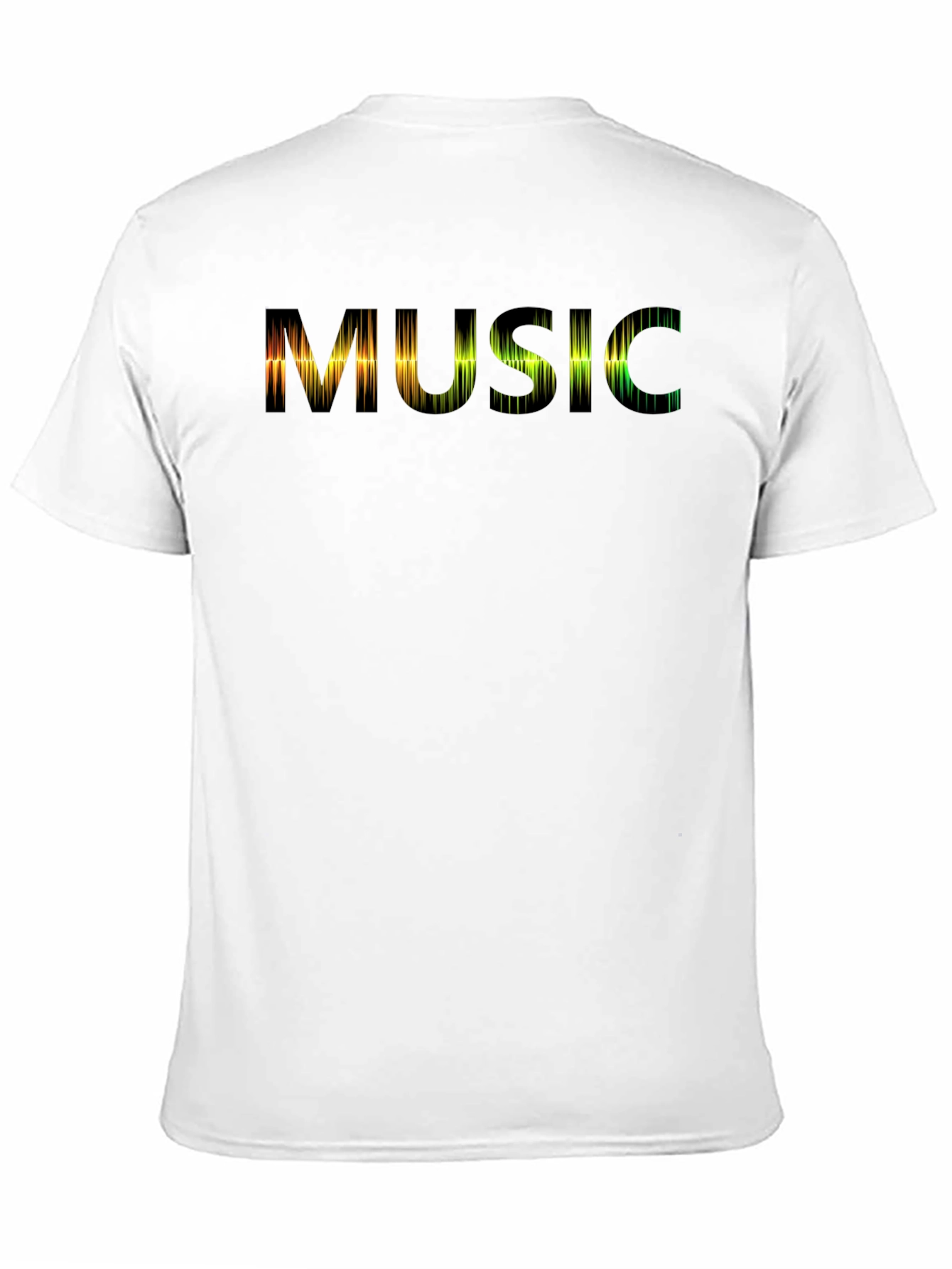 Vibrant Music Graphic Black Tee