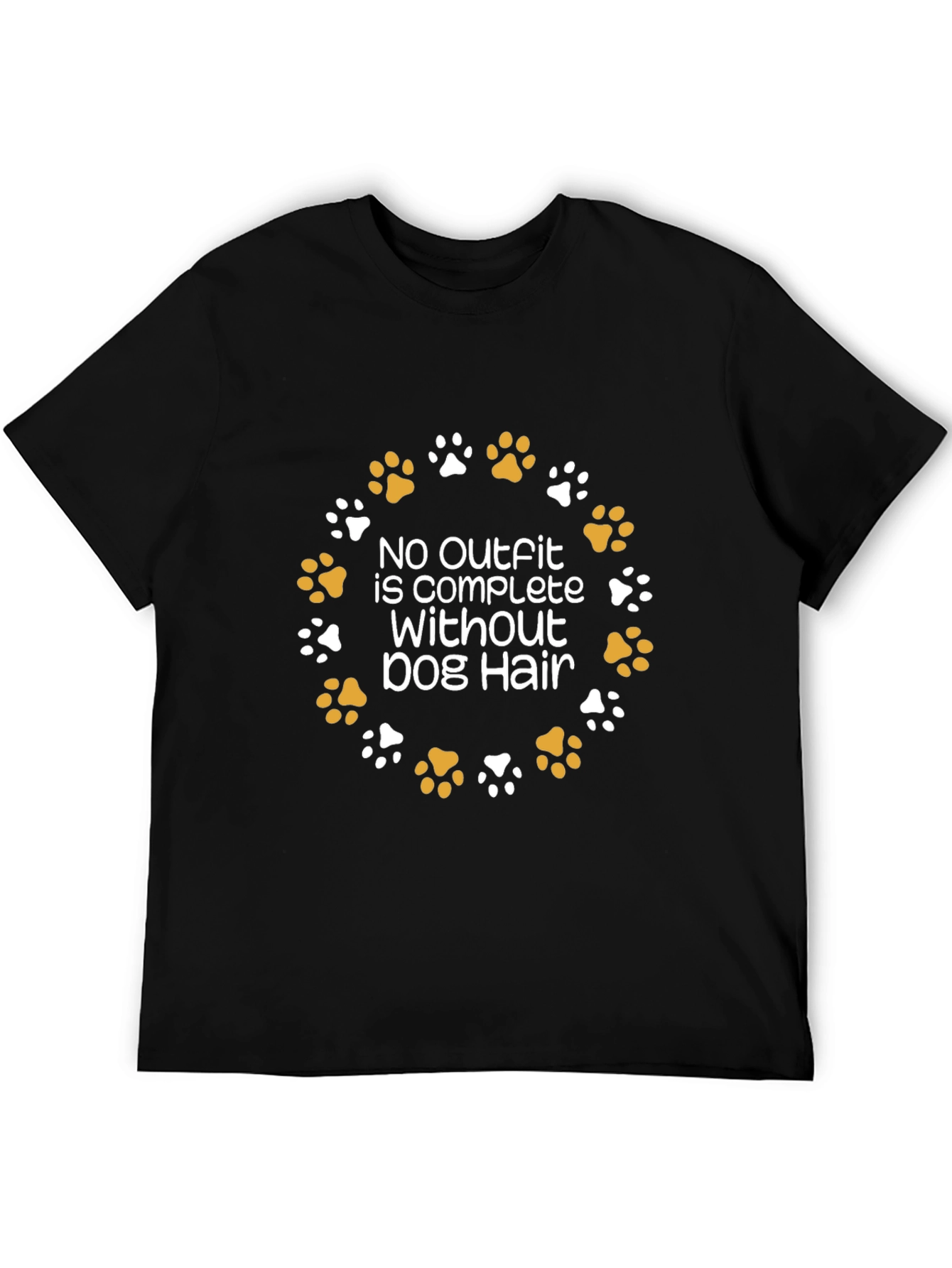 Dog Hair Graphic Tee - No Outfit Complete