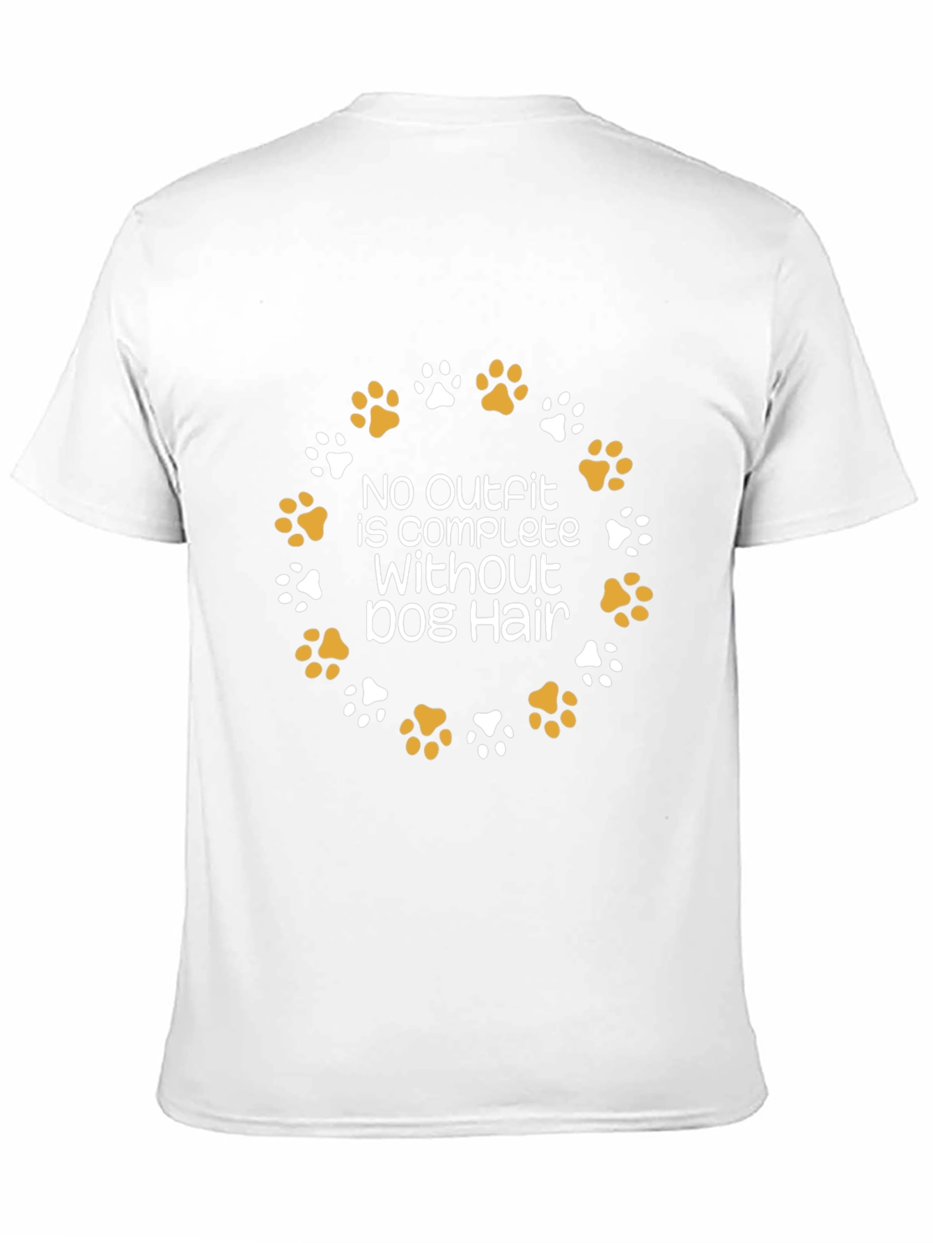Dog Hair Graphic Tee - No Outfit Complete
