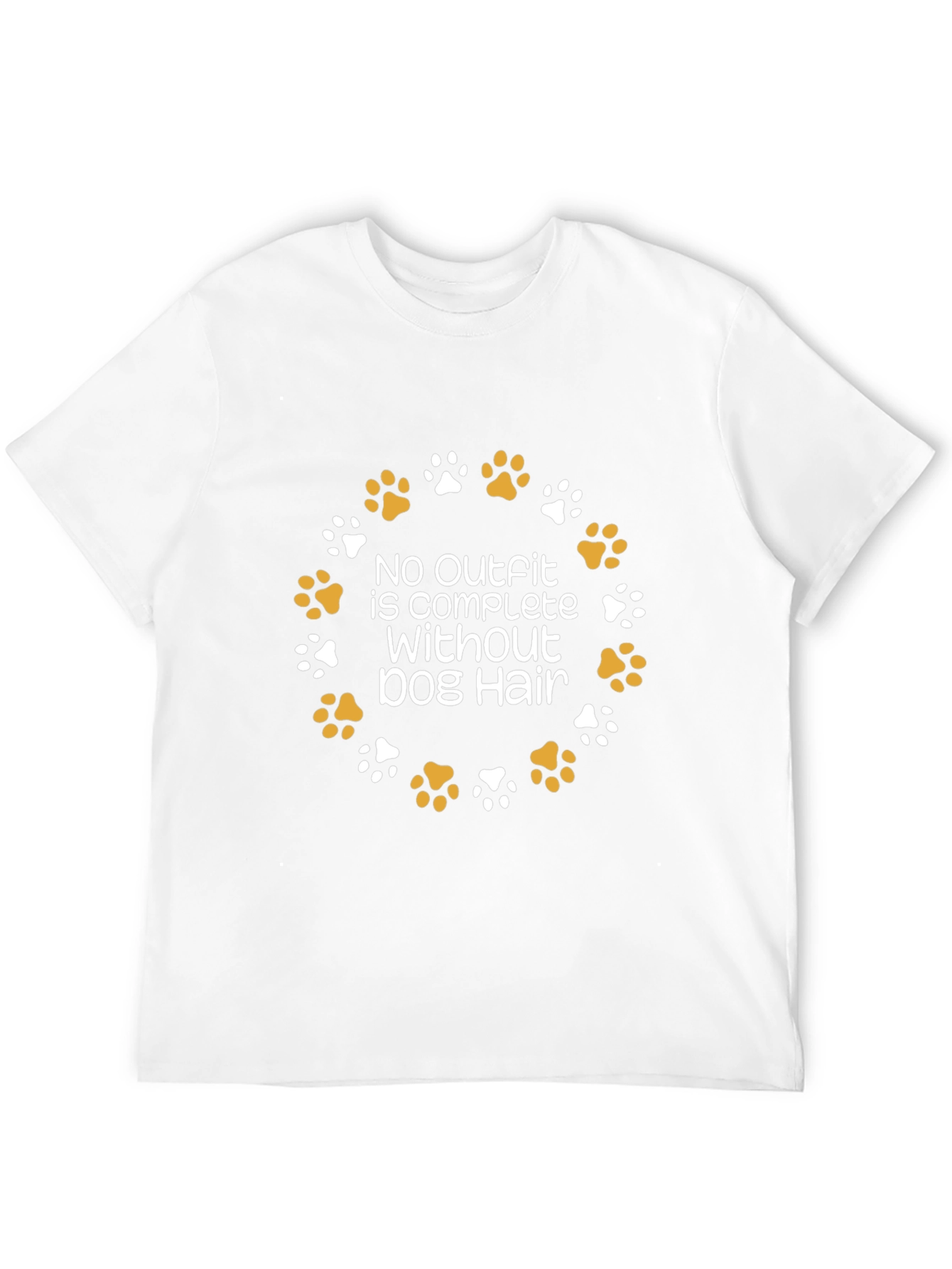 Dog Hair Graphic Tee - No Outfit Complete