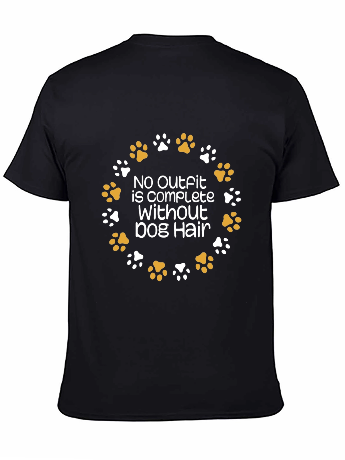 Dog Hair Graphic Tee - No Outfit Complete