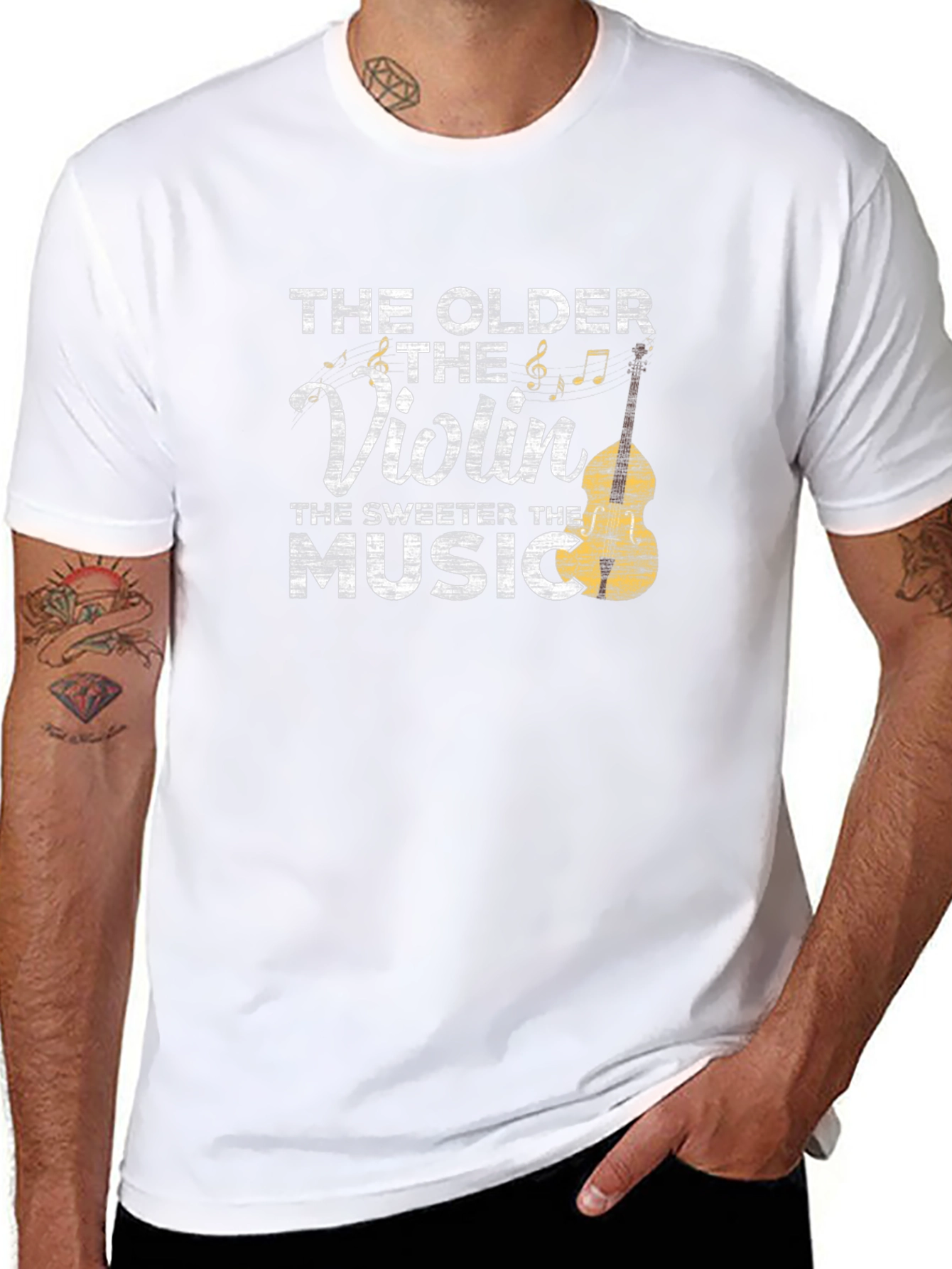 The Older The Violin Sweeter The Music T-Shirt