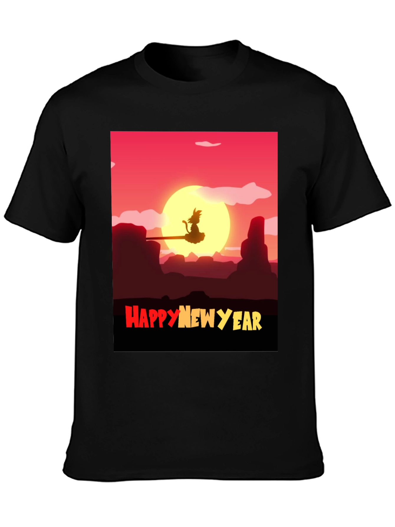 Happy New Year Anime T-Shirt
