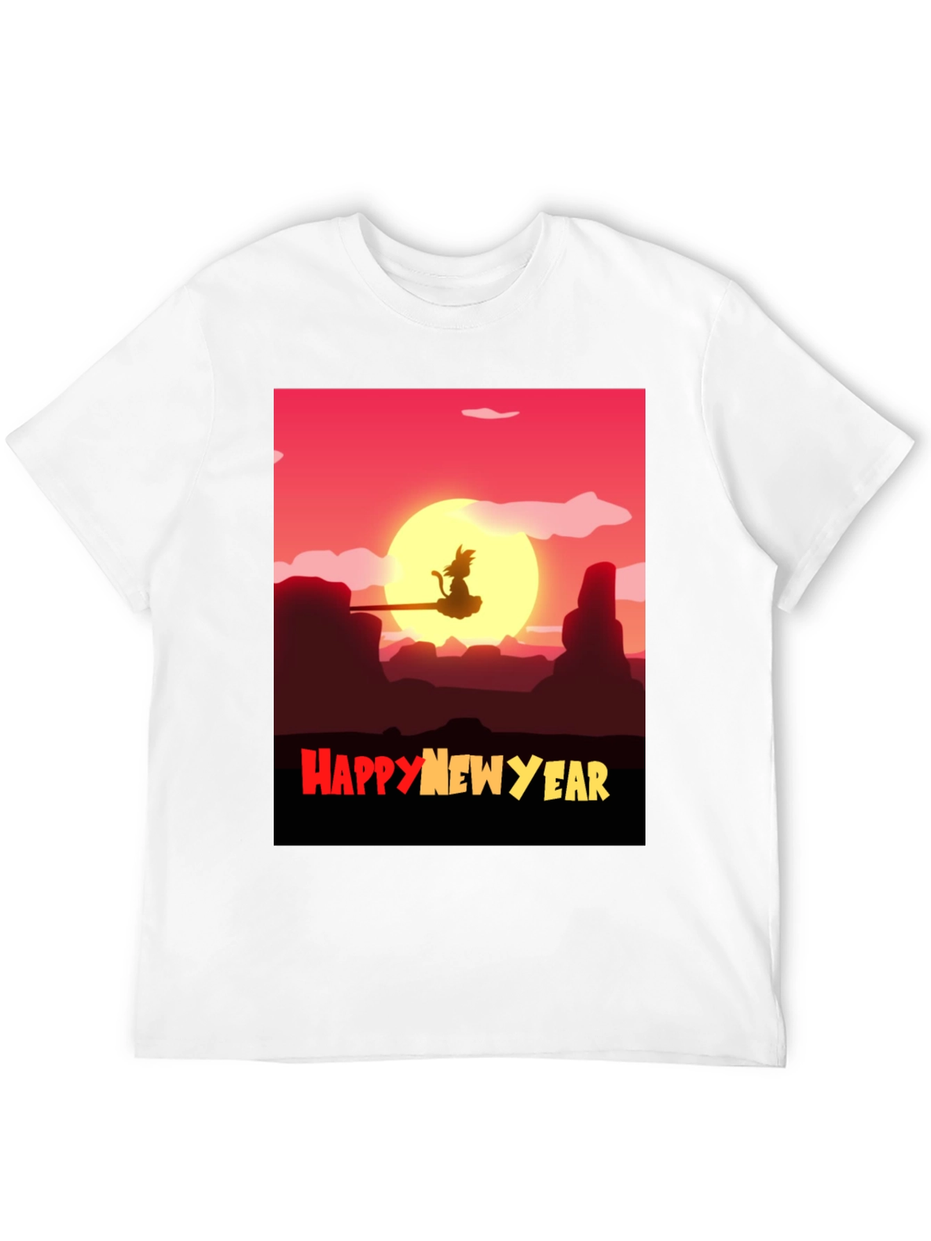 Happy New Year Anime T-Shirt