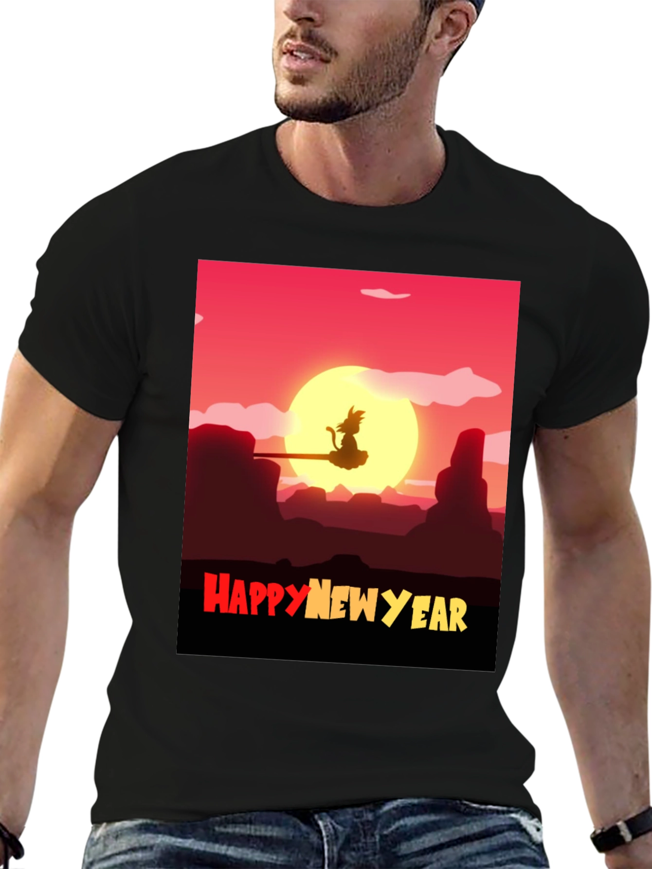Happy New Year Anime T-Shirt