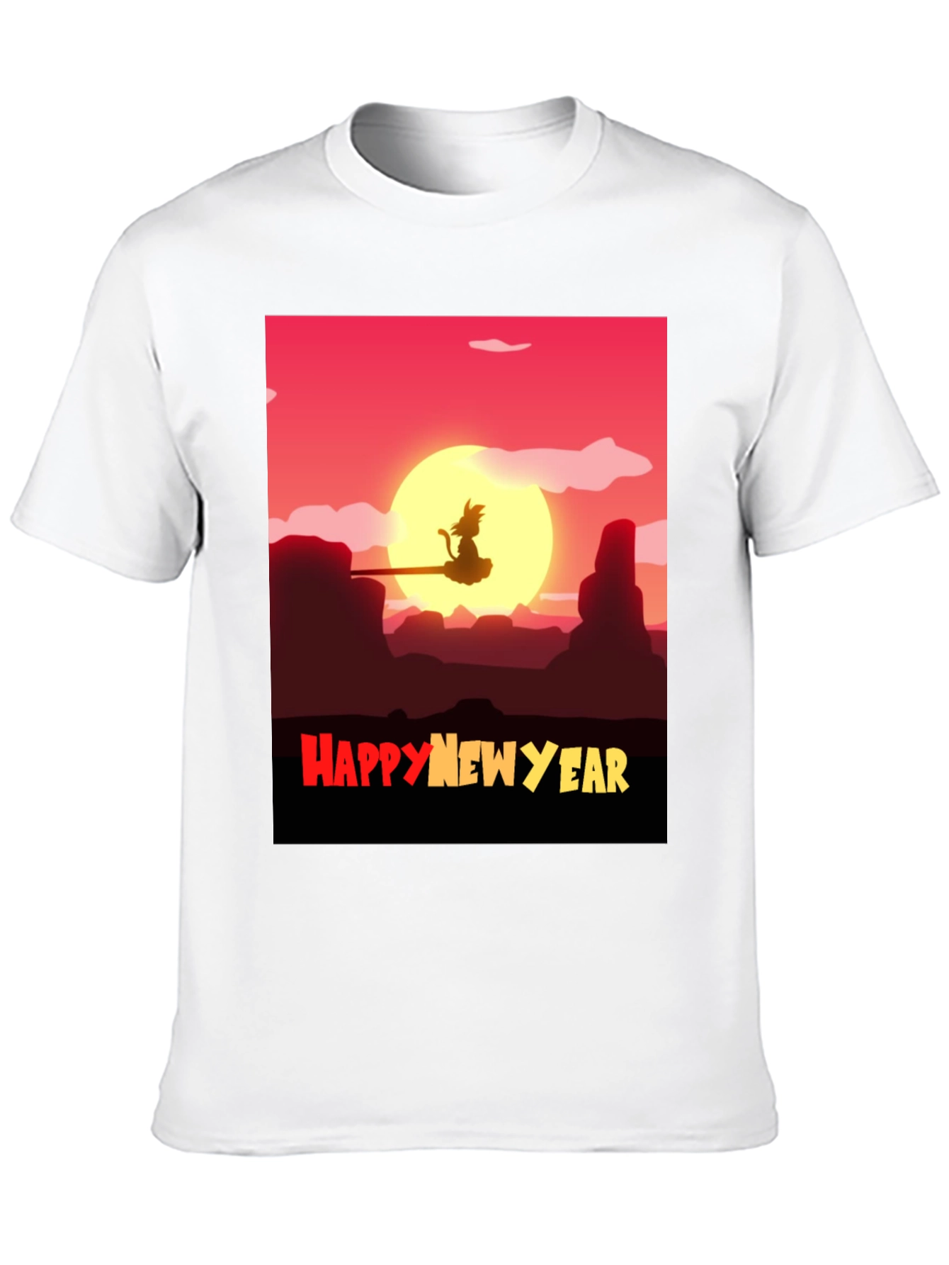 Happy New Year Anime T-Shirt