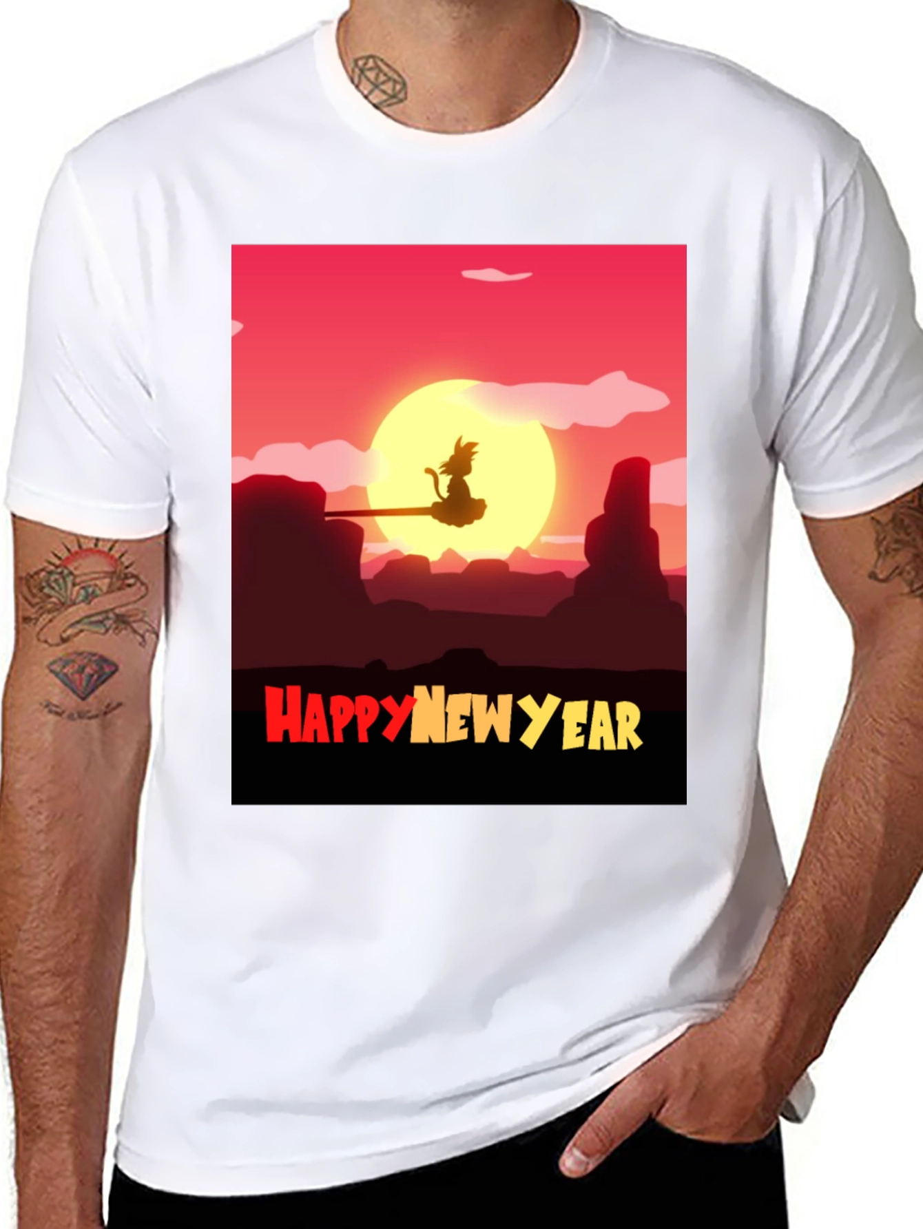 Happy New Year Anime T-Shirt