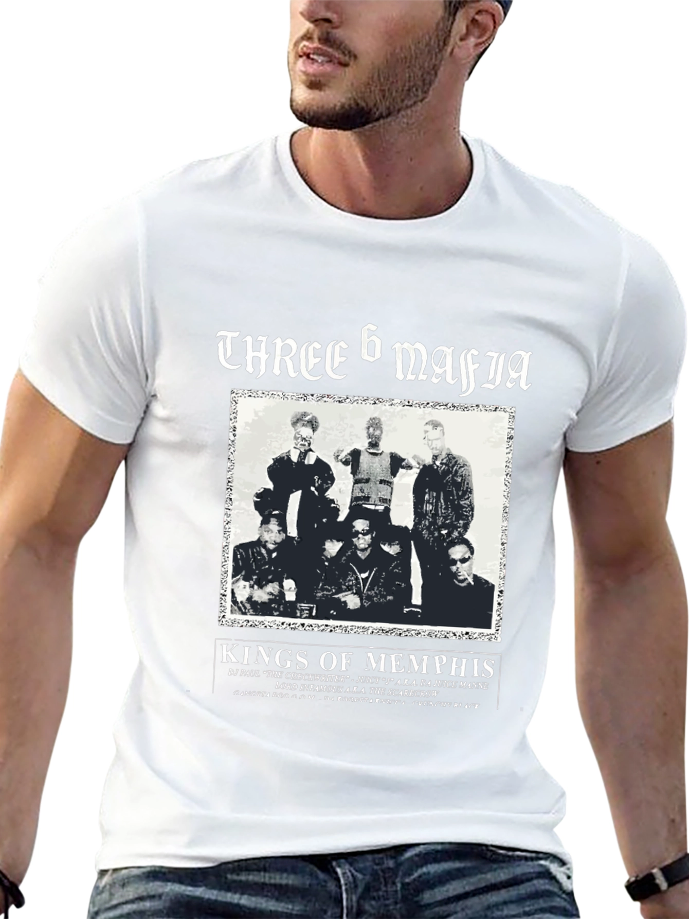 Three 6 Mafia Kings of Memphis Graphic T-Shirt