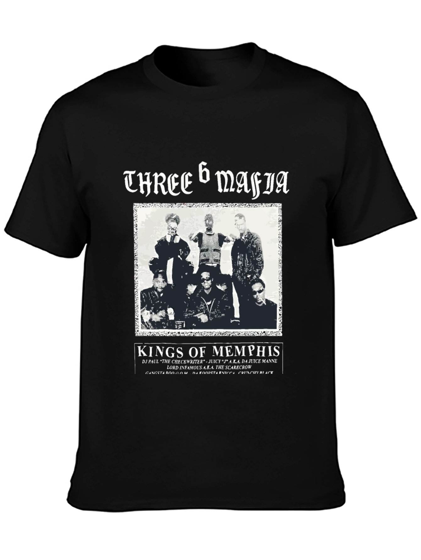 Three 6 Mafia Kings of Memphis Graphic T-Shirt