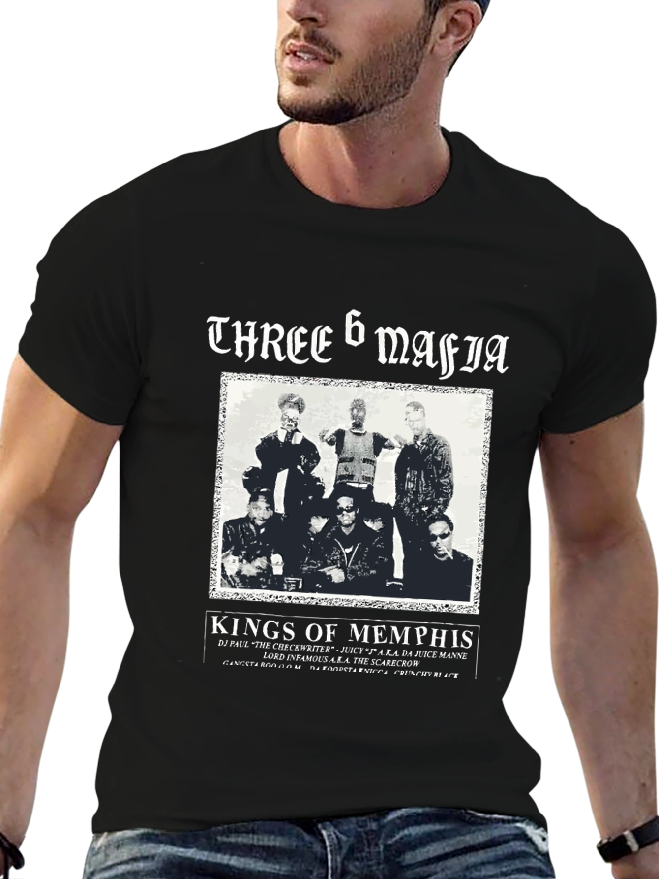 Three 6 Mafia Kings of Memphis Graphic T-Shirt