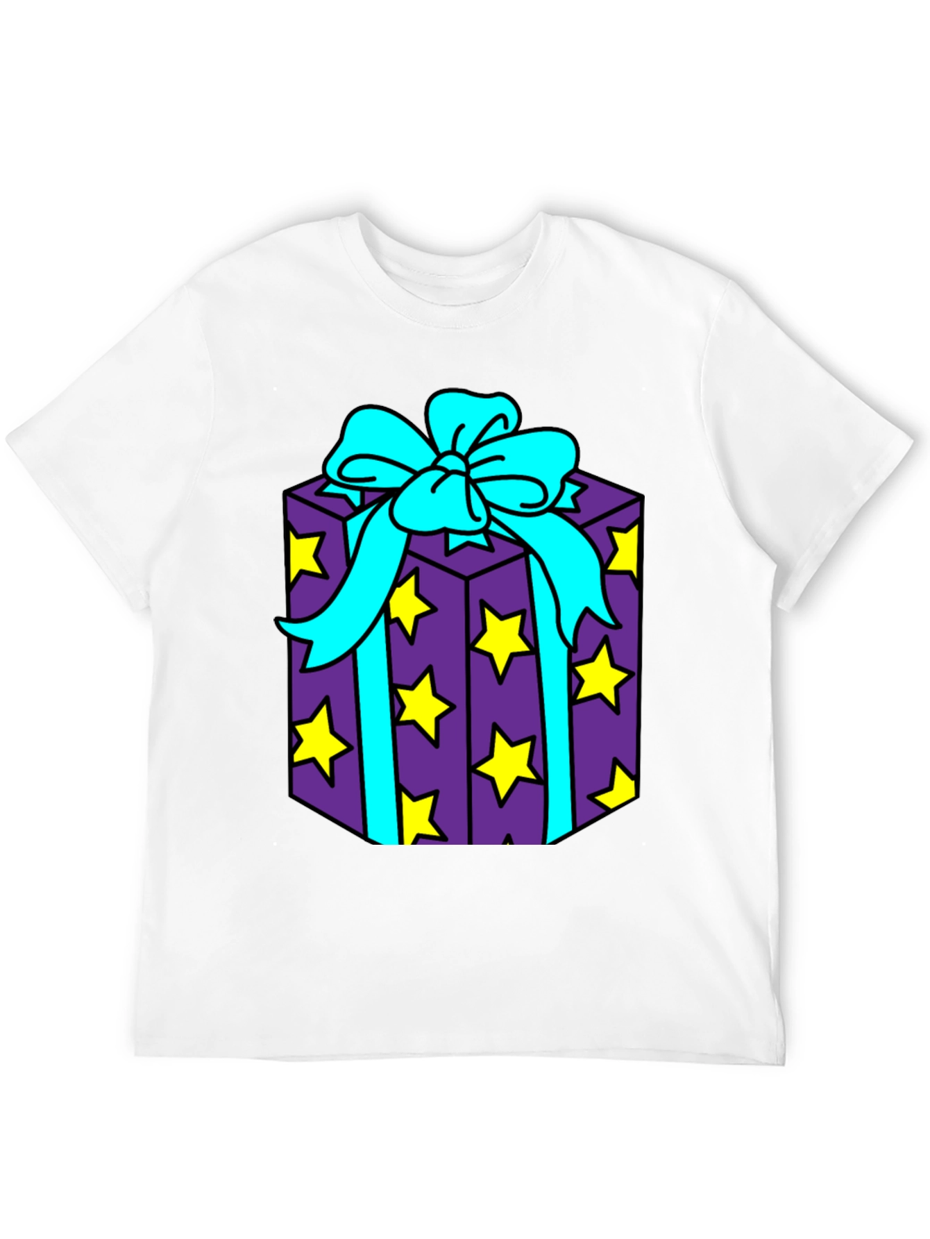 Gift Box Graphic Tee - Fun & Festive