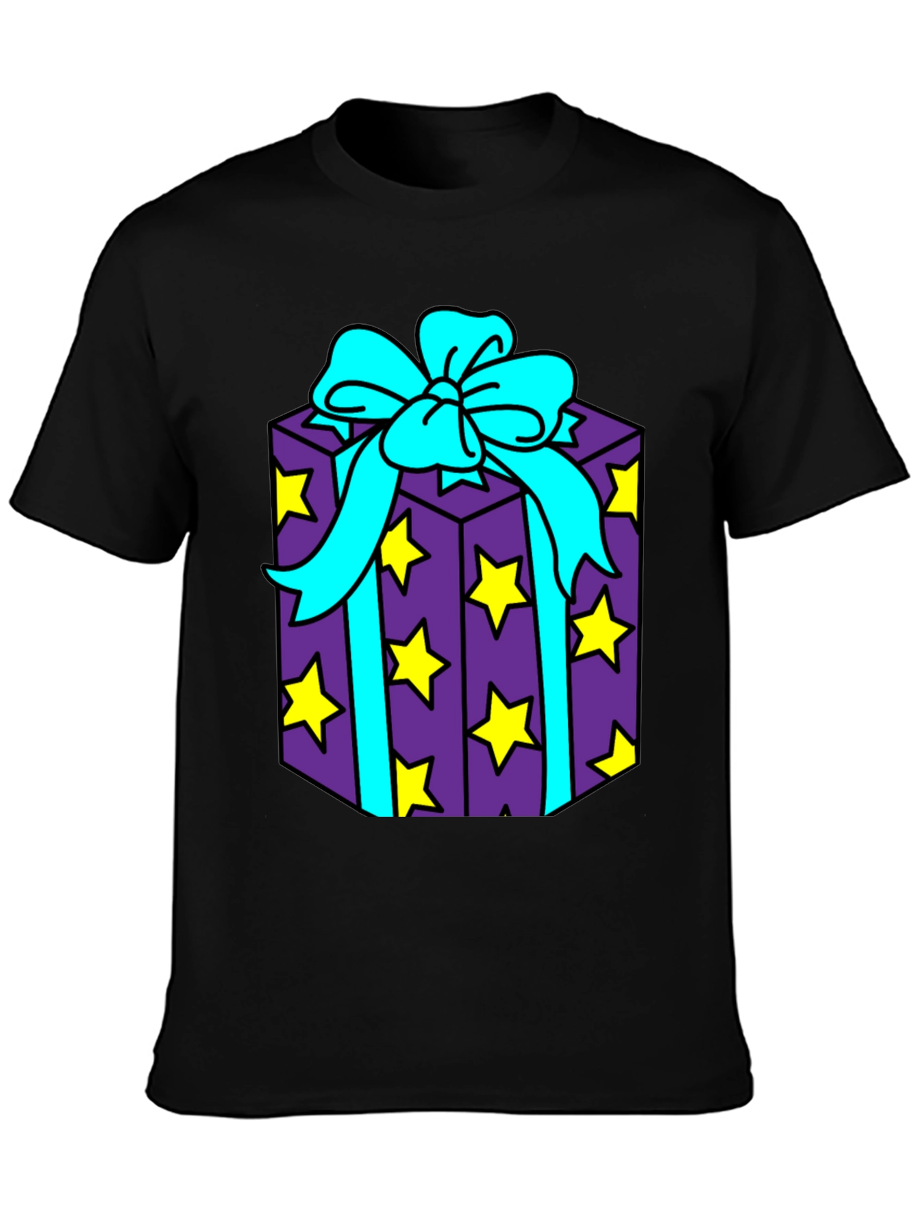Gift Box Graphic Tee - Fun & Festive