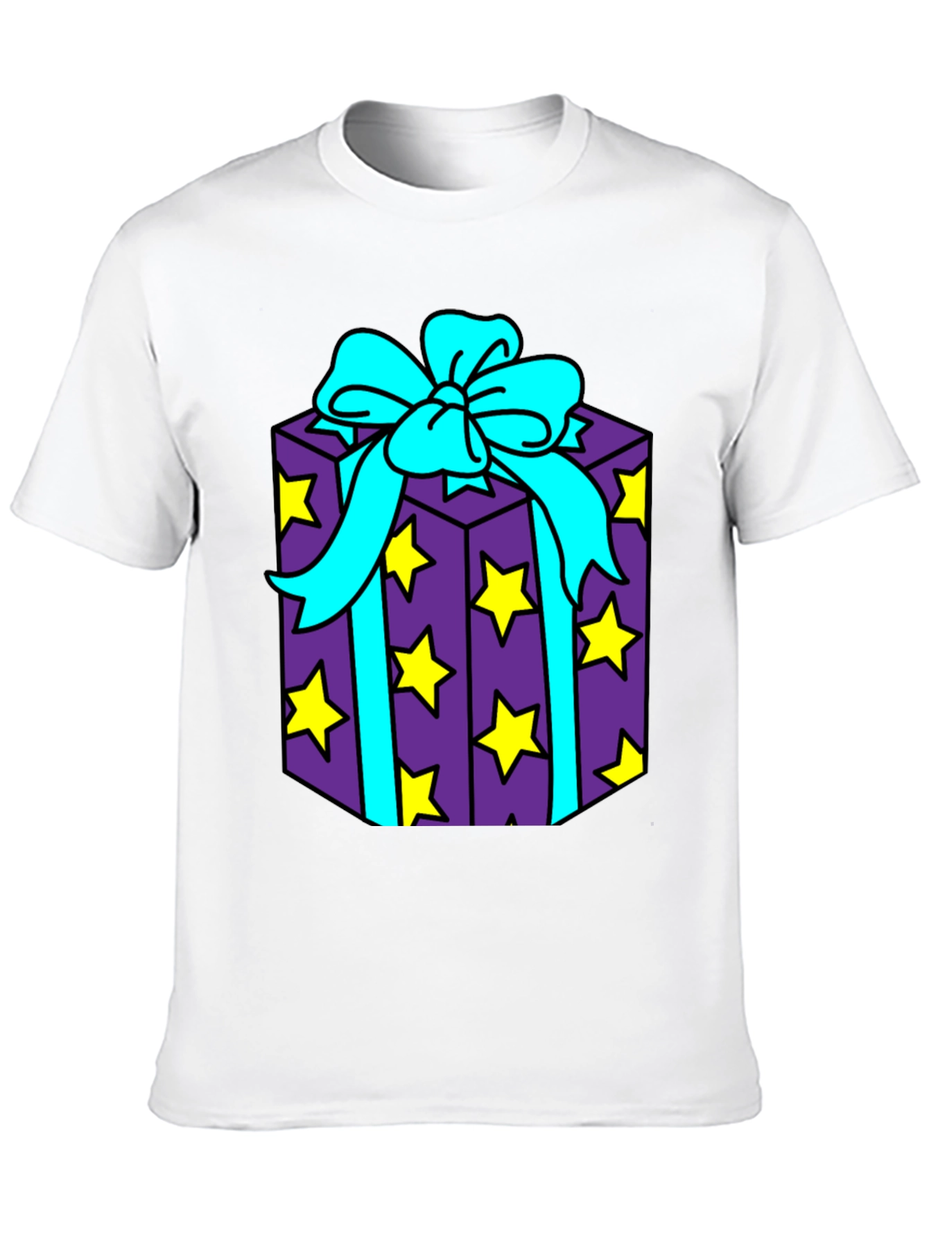 Gift Box Graphic Tee - Fun & Festive