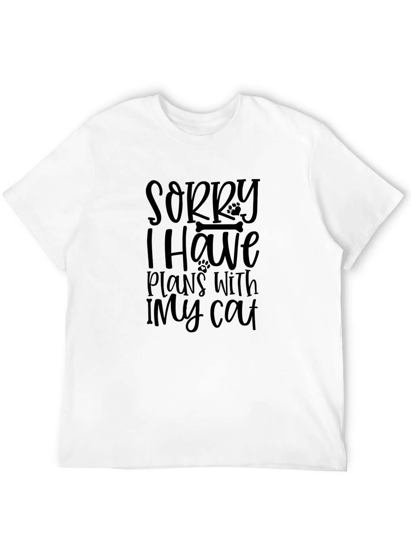 Sorry I Have Plans With My Cat T-Shirt