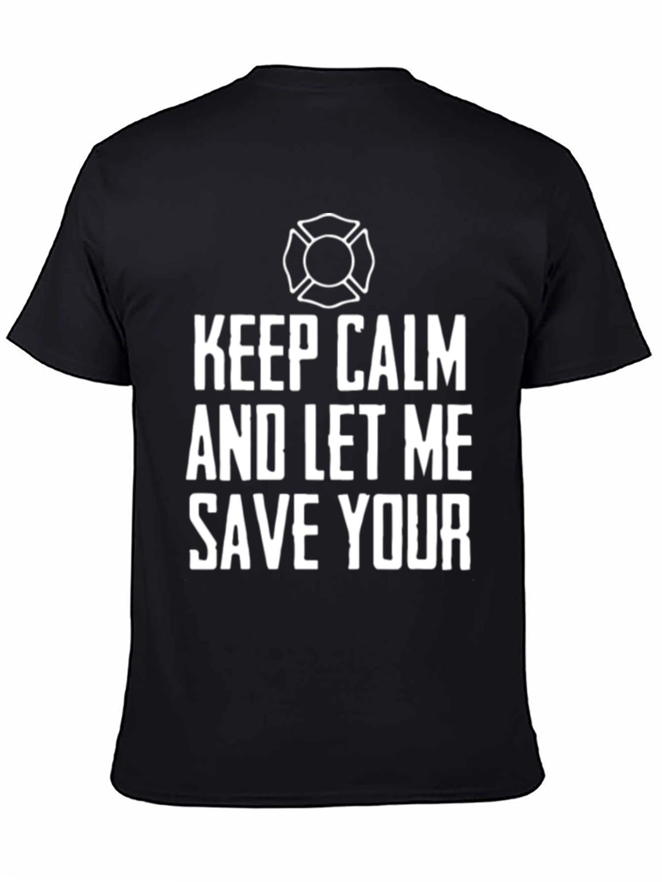 Keep Calm Firefighter Graphic T-Shirt