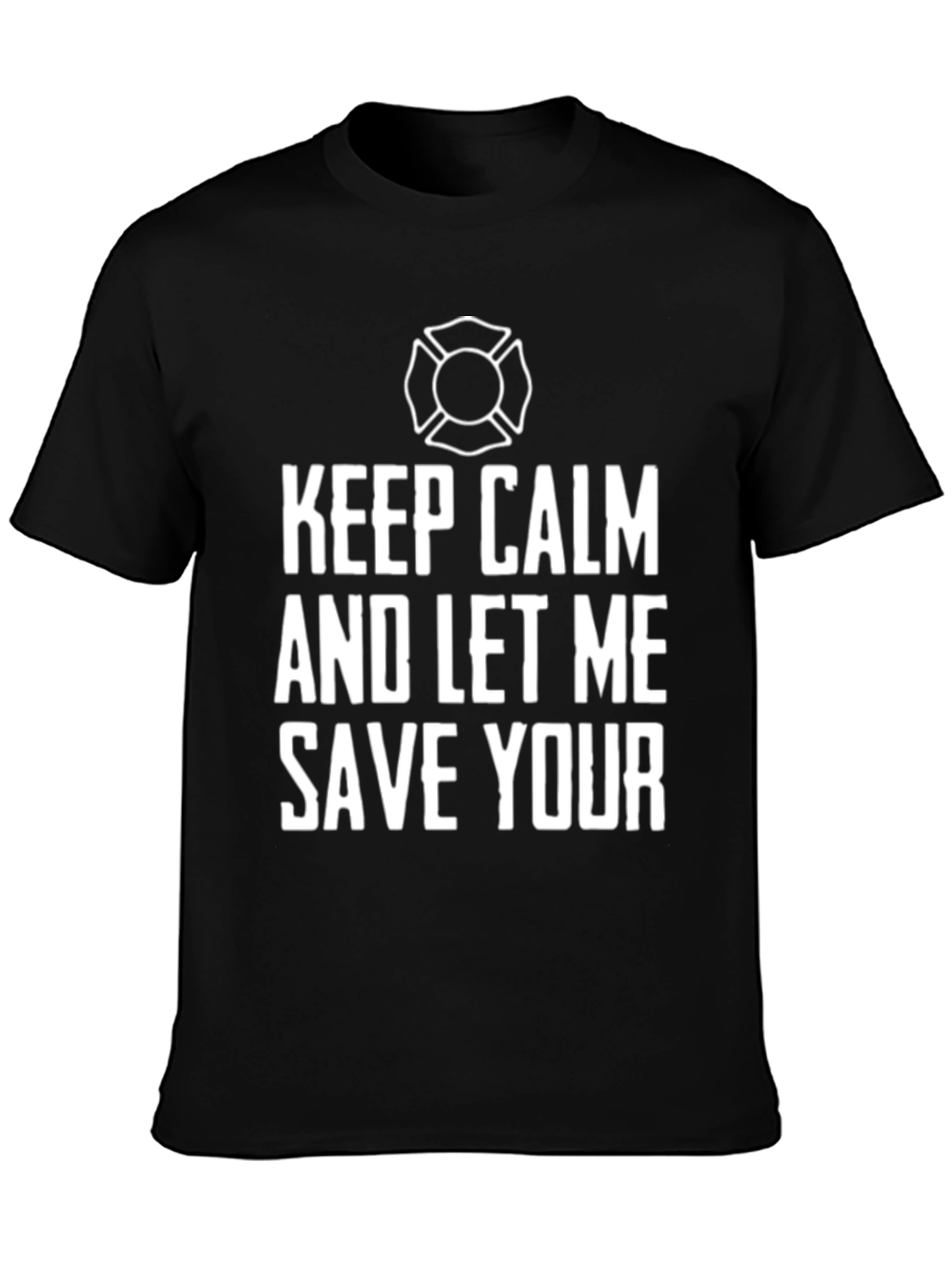 Keep Calm Firefighter Graphic T-Shirt