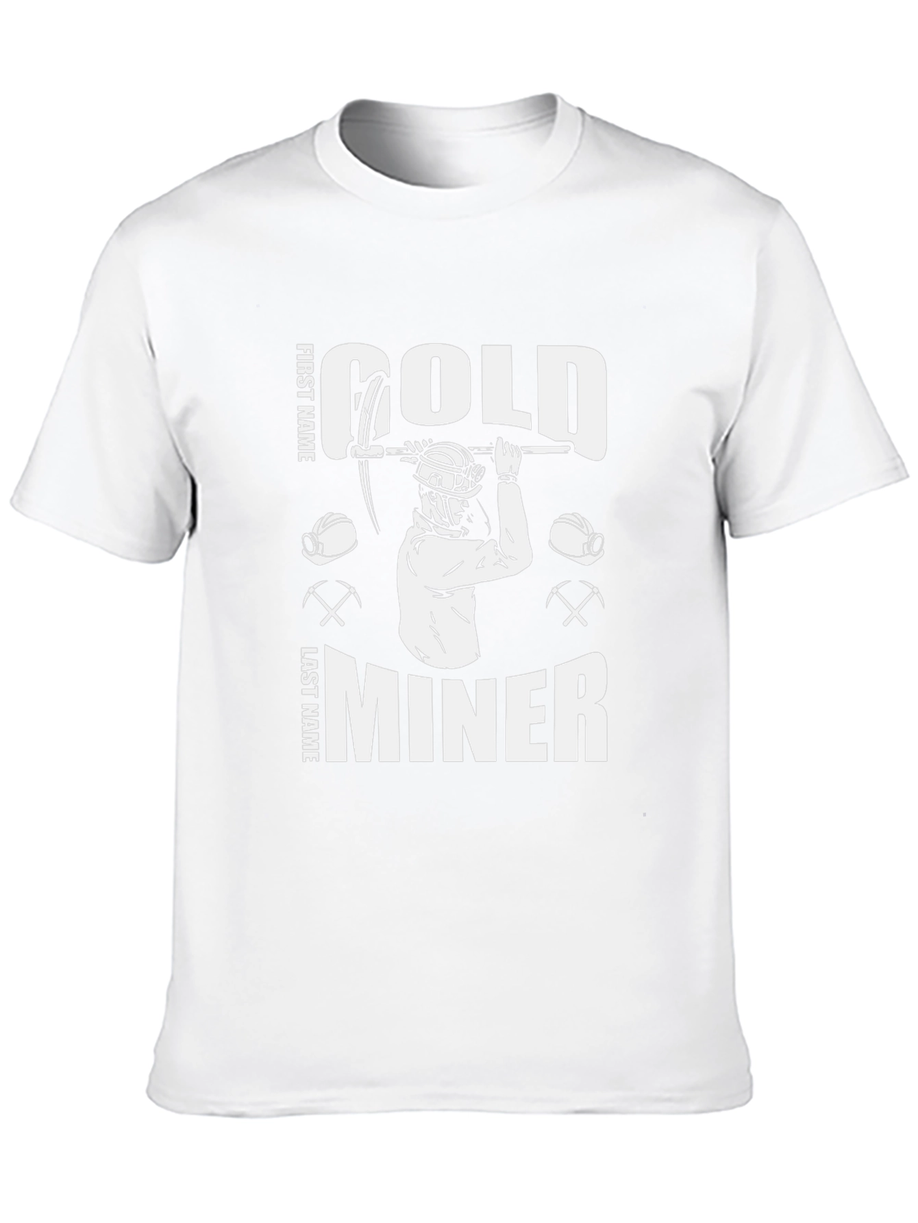 Gold Miner Graphic T-Shirt - Novelty Tee