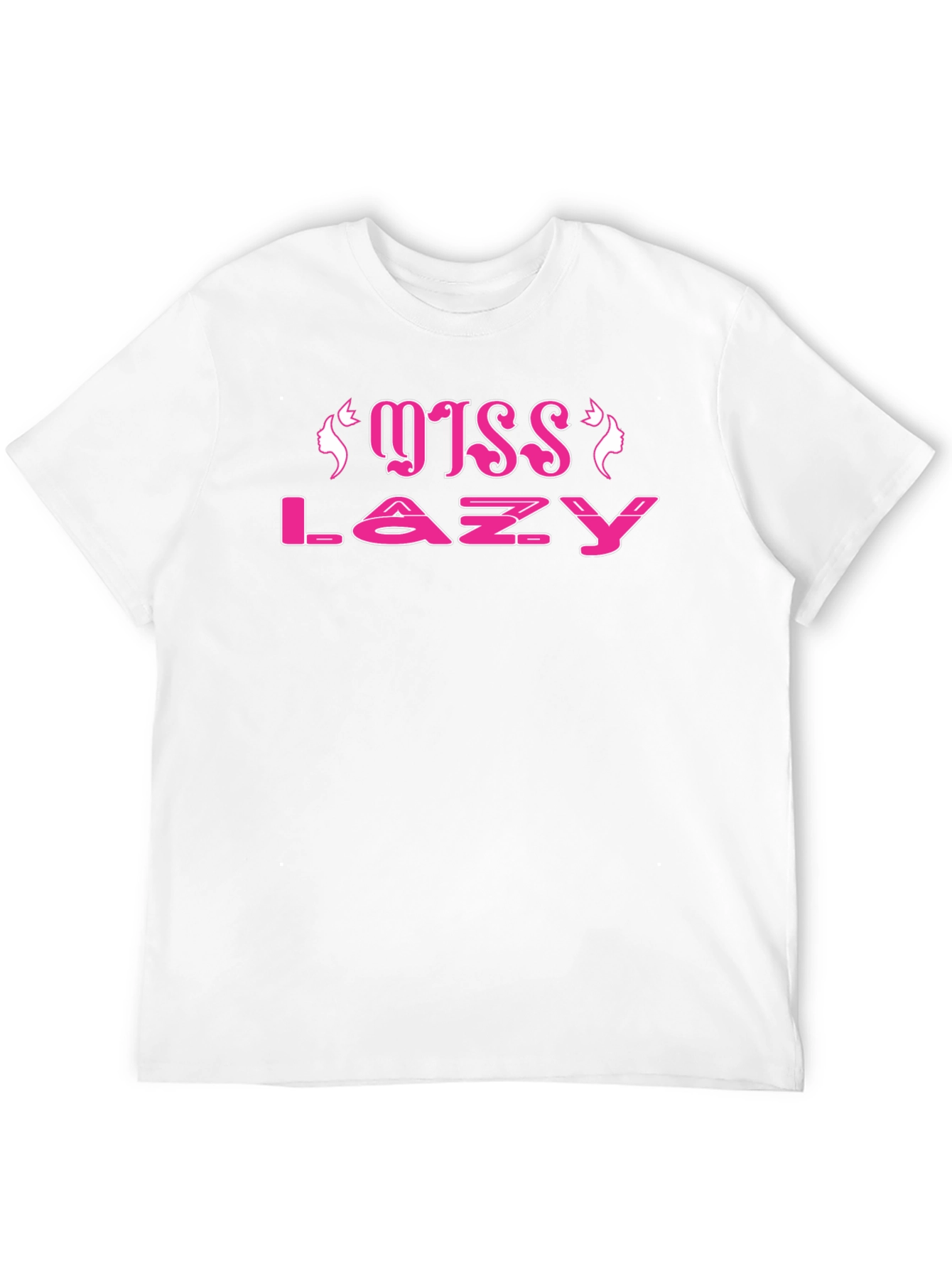 Miss Lazy Black Cotton Tee