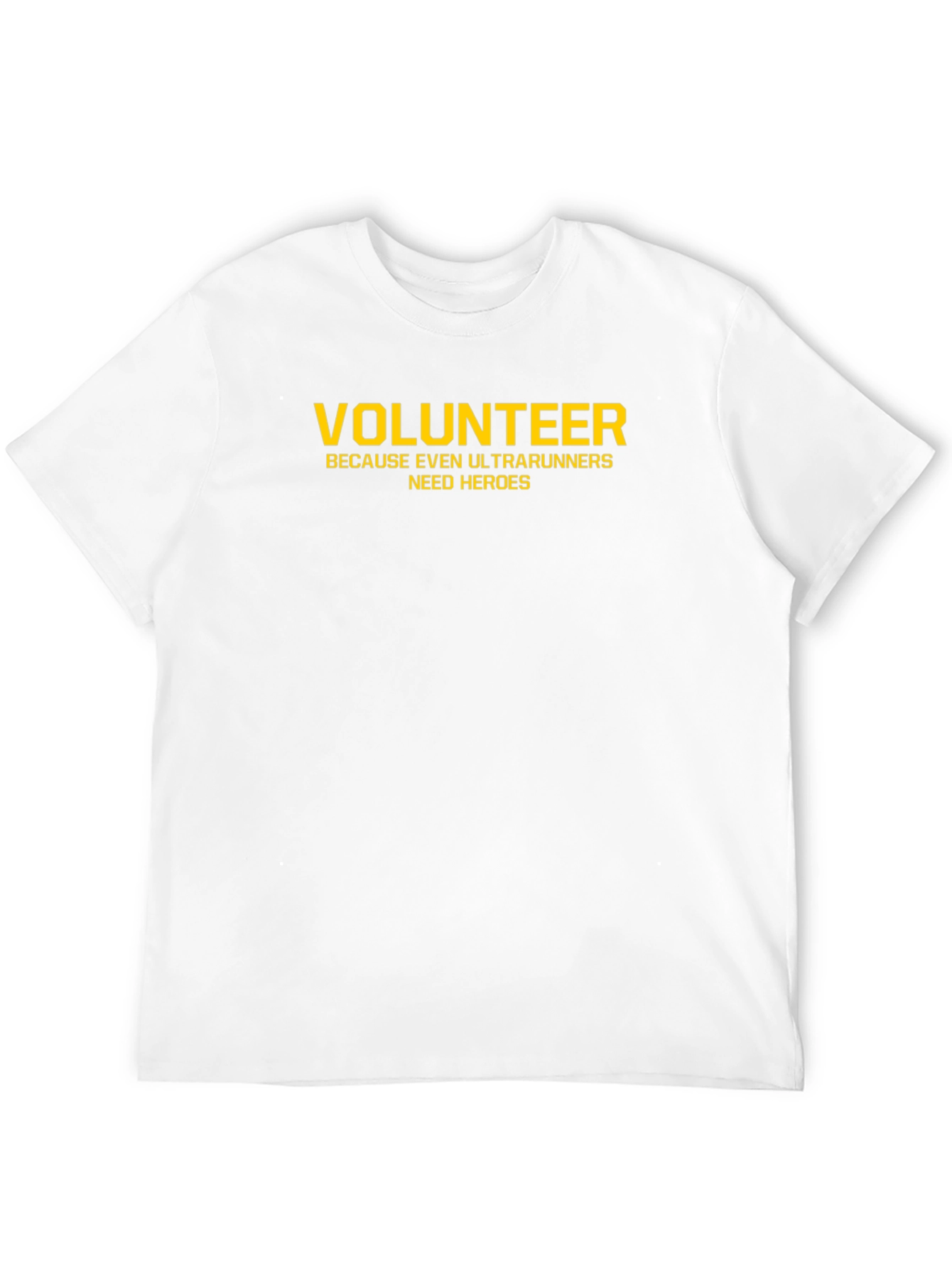 Volunteer Ultrarunners T-Shirt - Black Crew Neck Tee