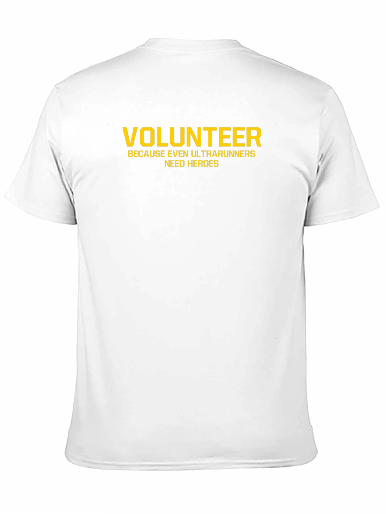 Volunteer Ultrarunners T-Shirt - Black Crew Neck Tee
