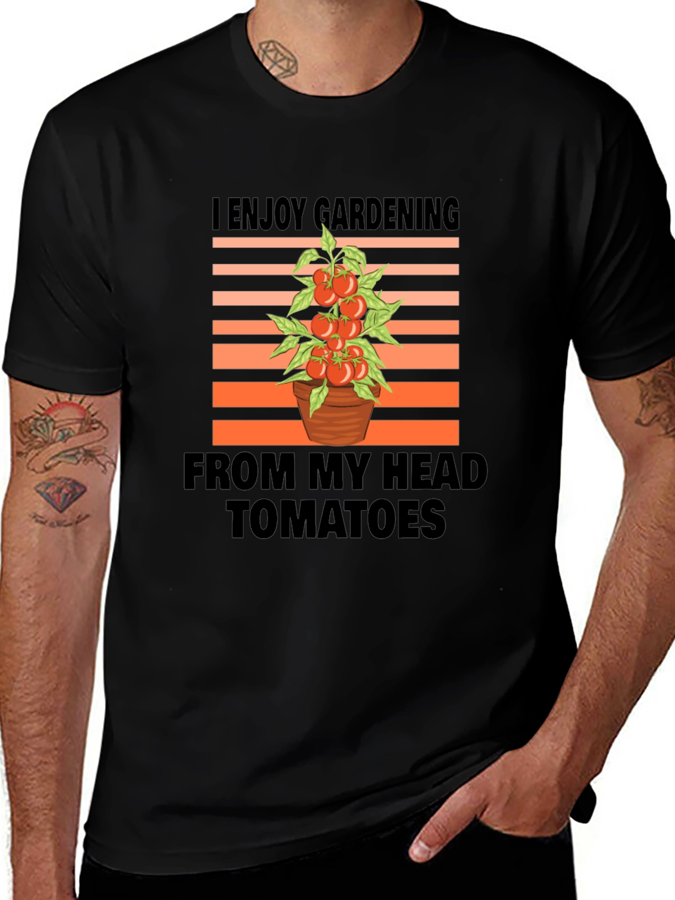 Gardening Tomato Head T-Shirt - Unisex