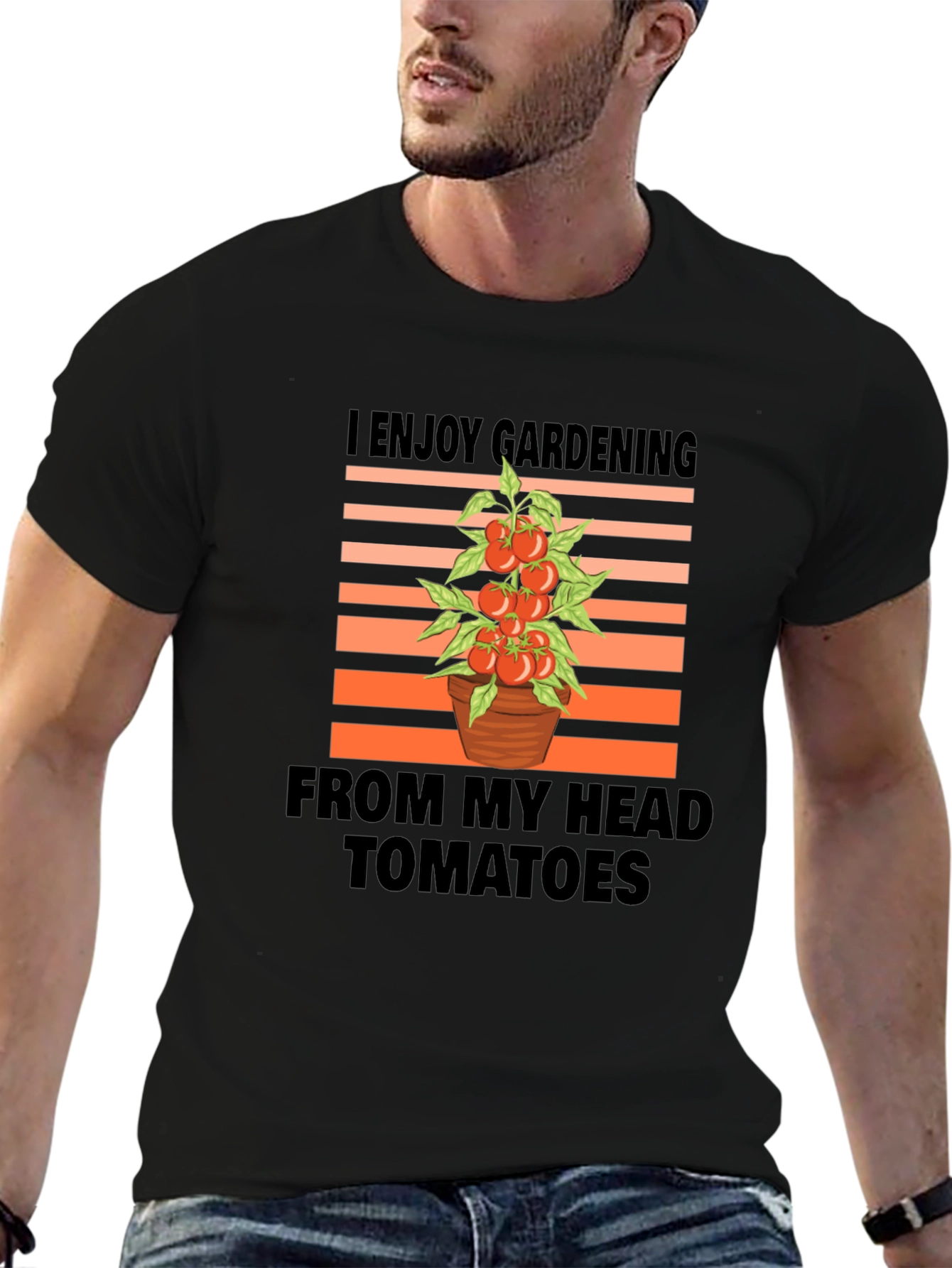 Gardening Tomato Head T-Shirt - Unisex
