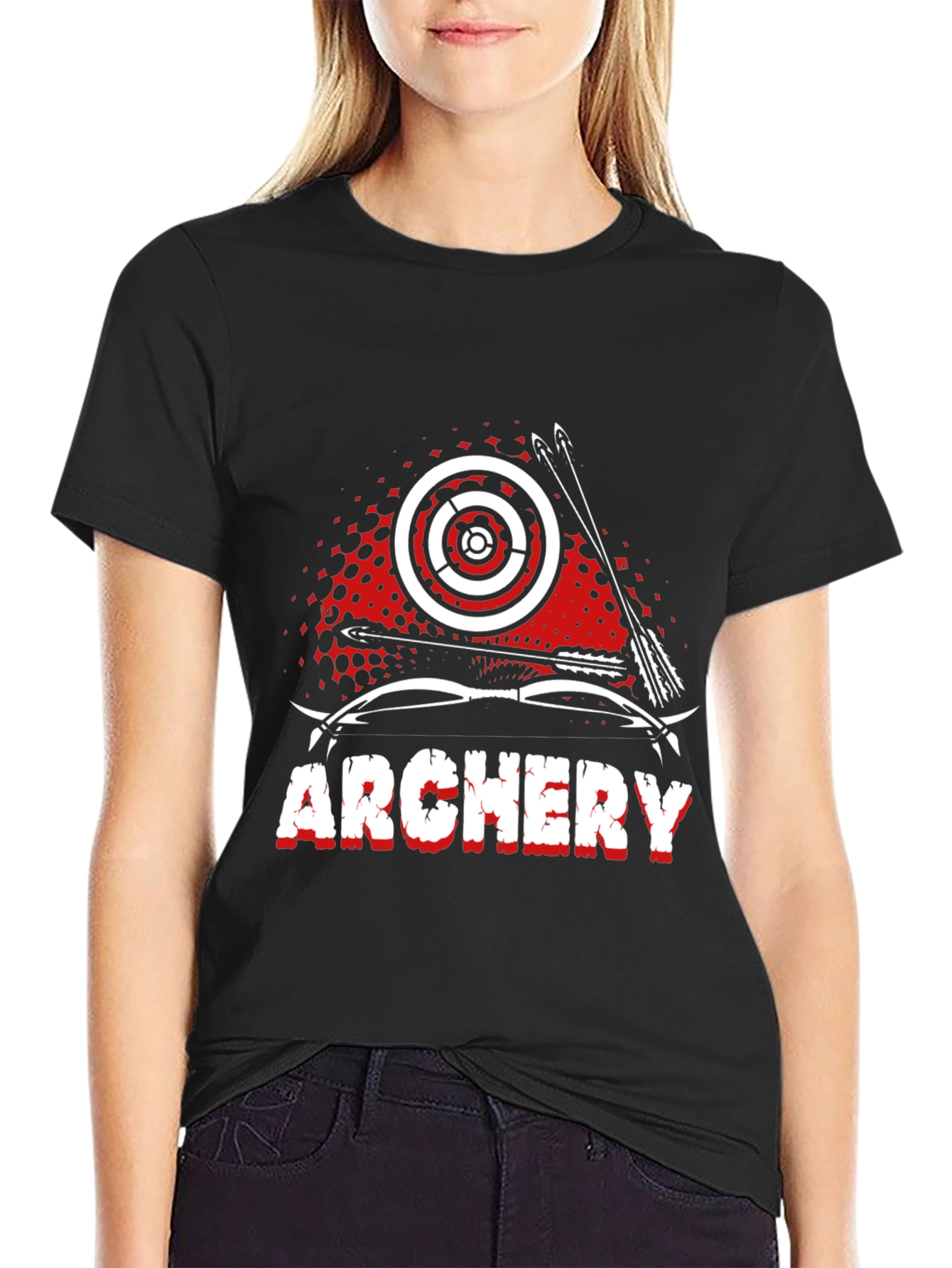 Archery T-Shirt - Target & Arrows Graphic Tee